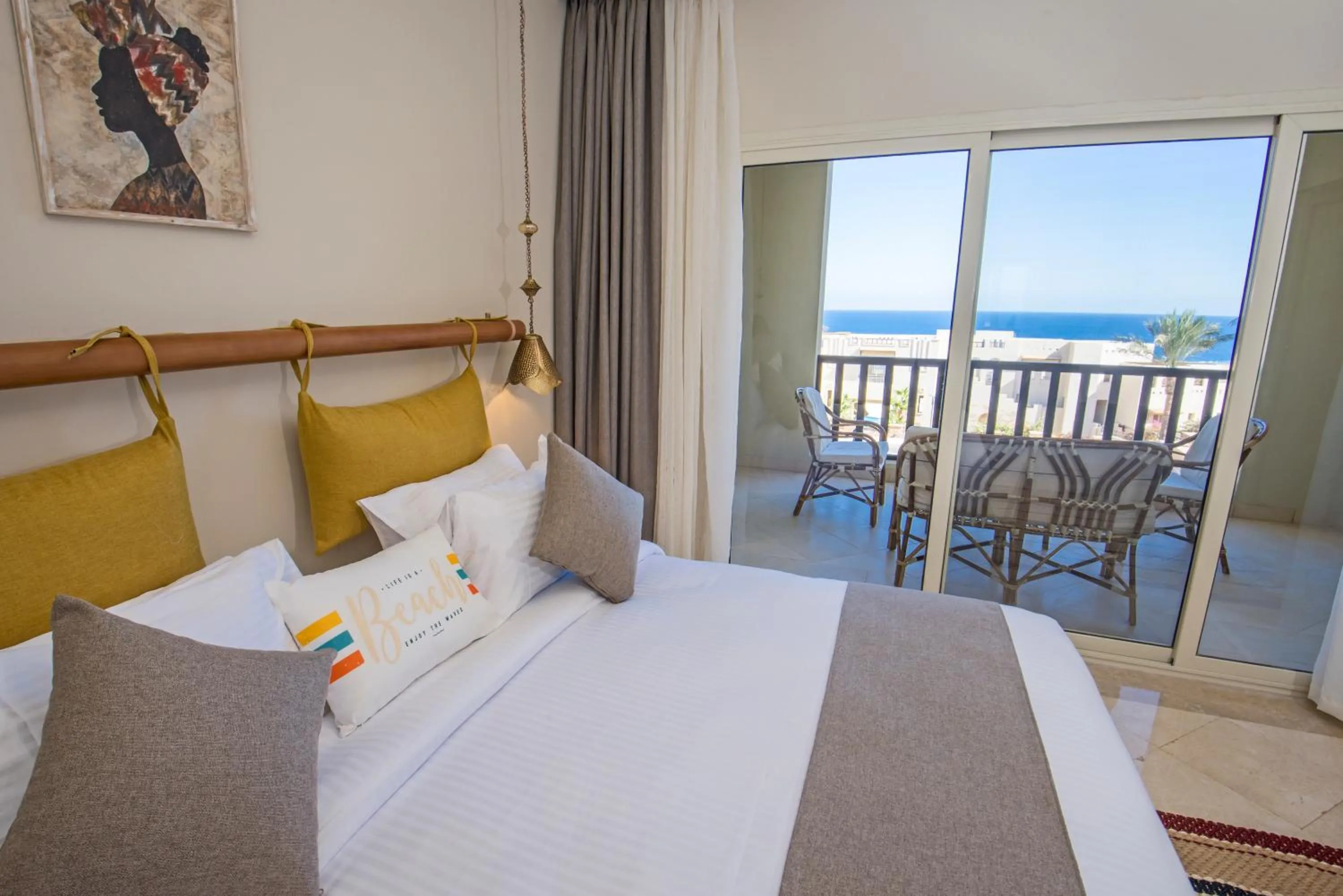 Bed in OSKENA Azzurra Sahl Hasheesh Hurghada