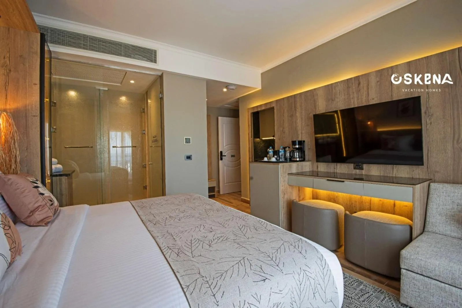 TV and multimedia, Bed in OSKENA Azzurra Sahl Hasheesh Hurghada