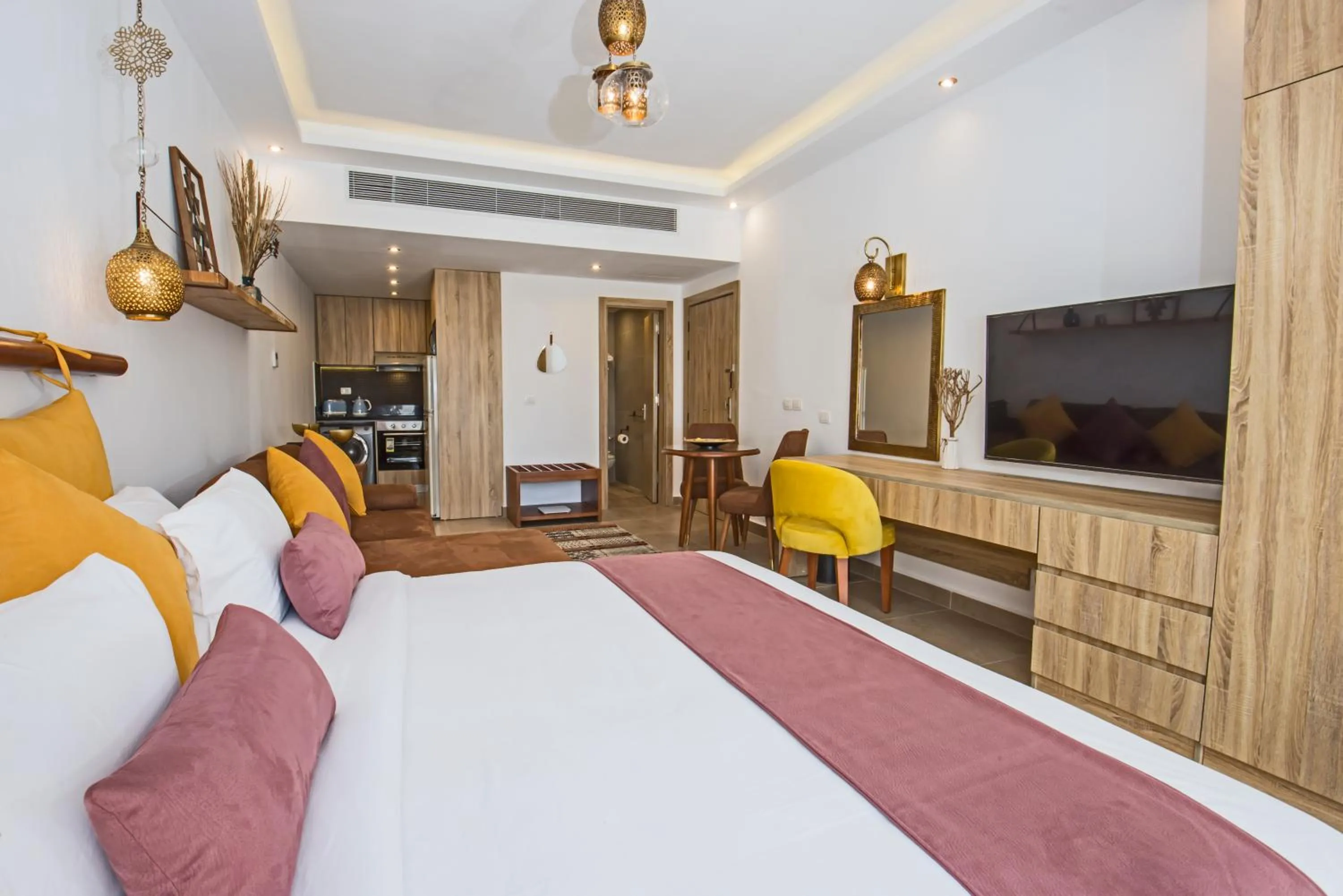 Photo of the whole room, Bed in OSKENA Azzurra Sahl Hasheesh Hurghada