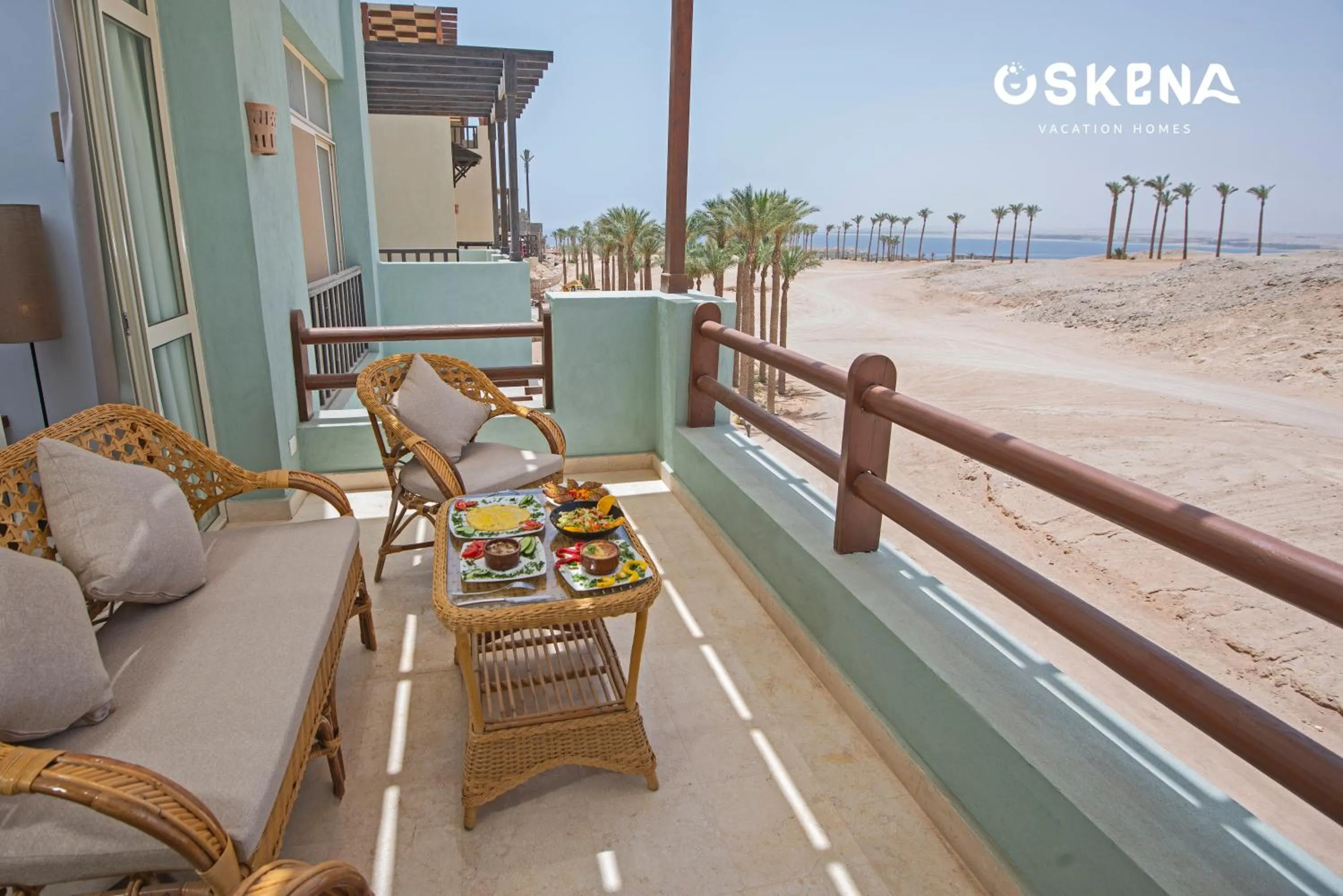 Balcony/Terrace in OSKENA Azzurra Sahl Hasheesh Hurghada