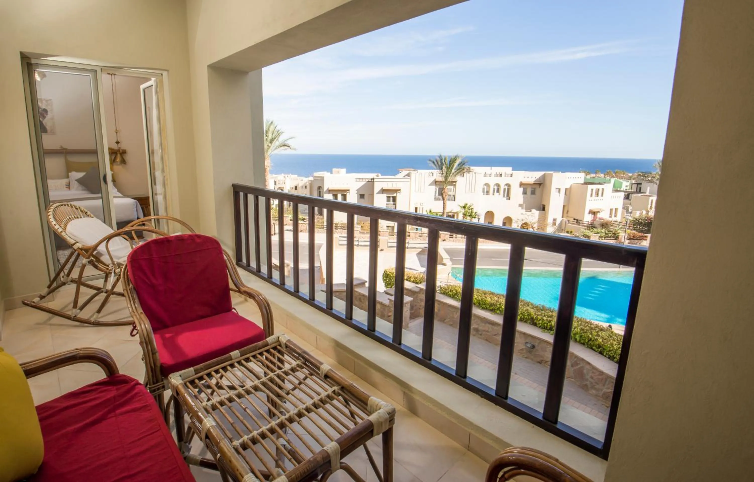 Balcony/Terrace in OSKENA Azzurra Sahl Hasheesh Hurghada