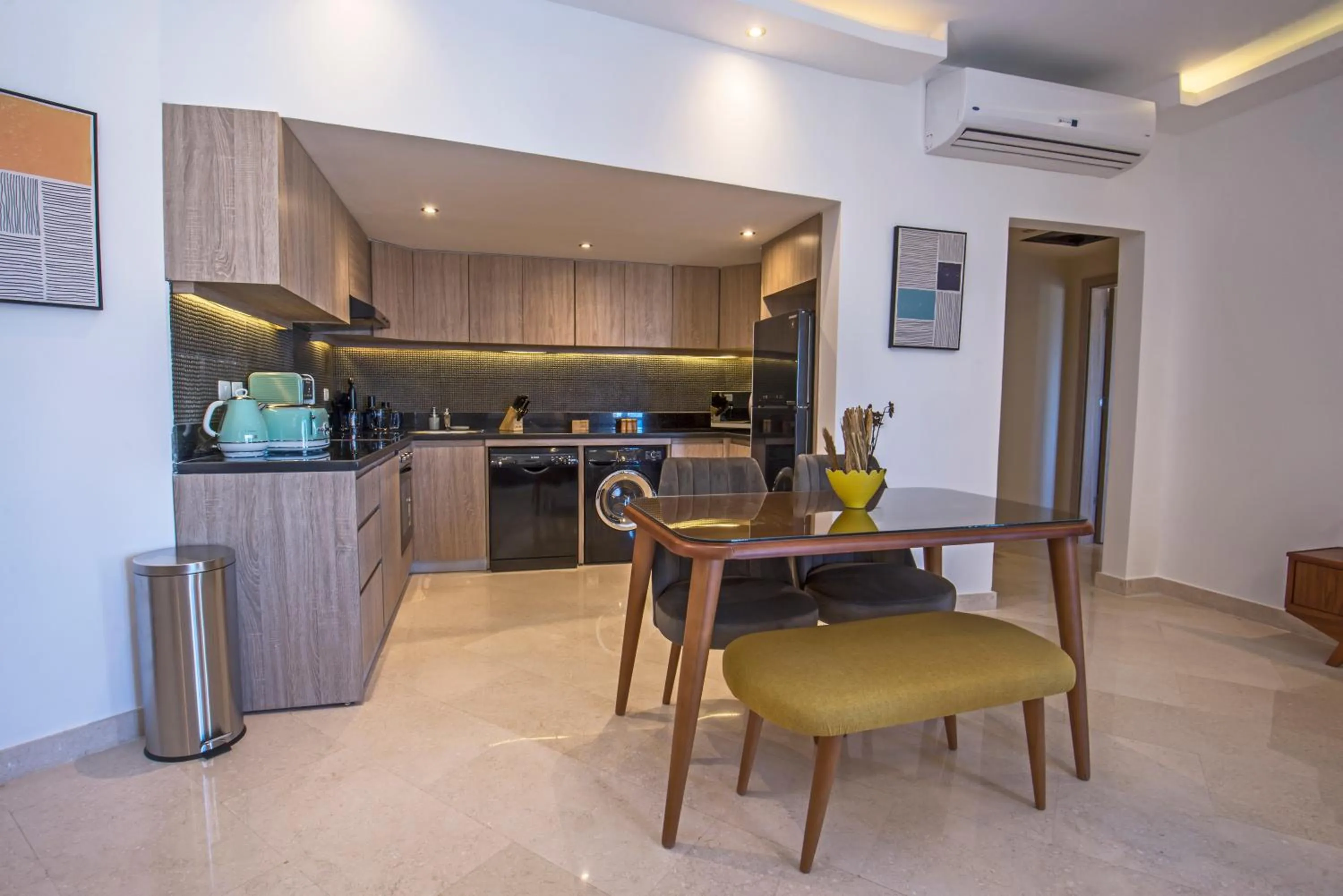 Kitchen or kitchenette in OSKENA Azzurra Sahl Hasheesh Hurghada