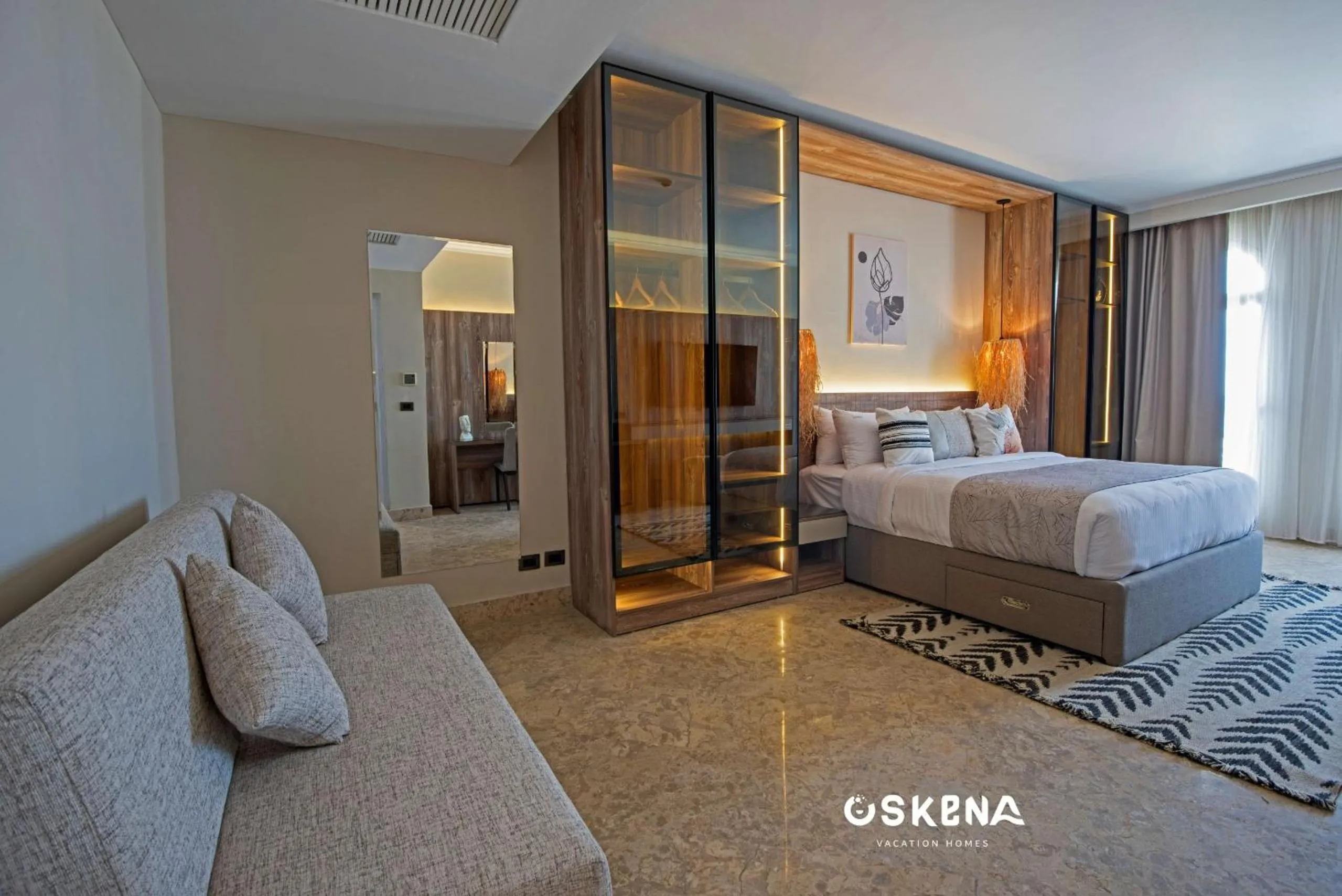 Photo of the whole room, Bed in OSKENA Azzurra Sahl Hasheesh Hurghada