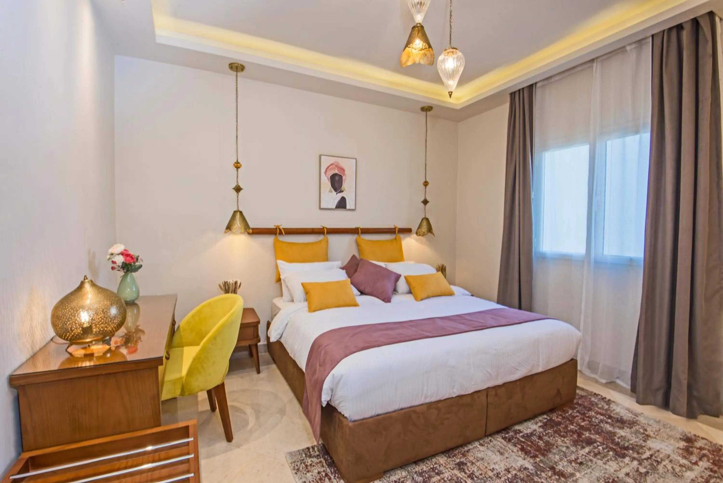 Bed in OSKENA Azzurra Sahl Hasheesh Hurghada