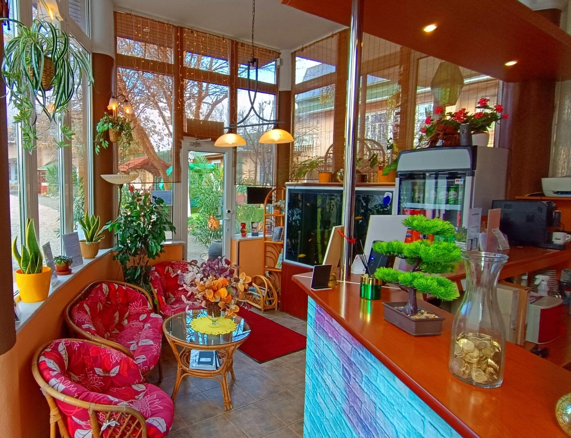 Lobby or reception in Hotel Oswaldo