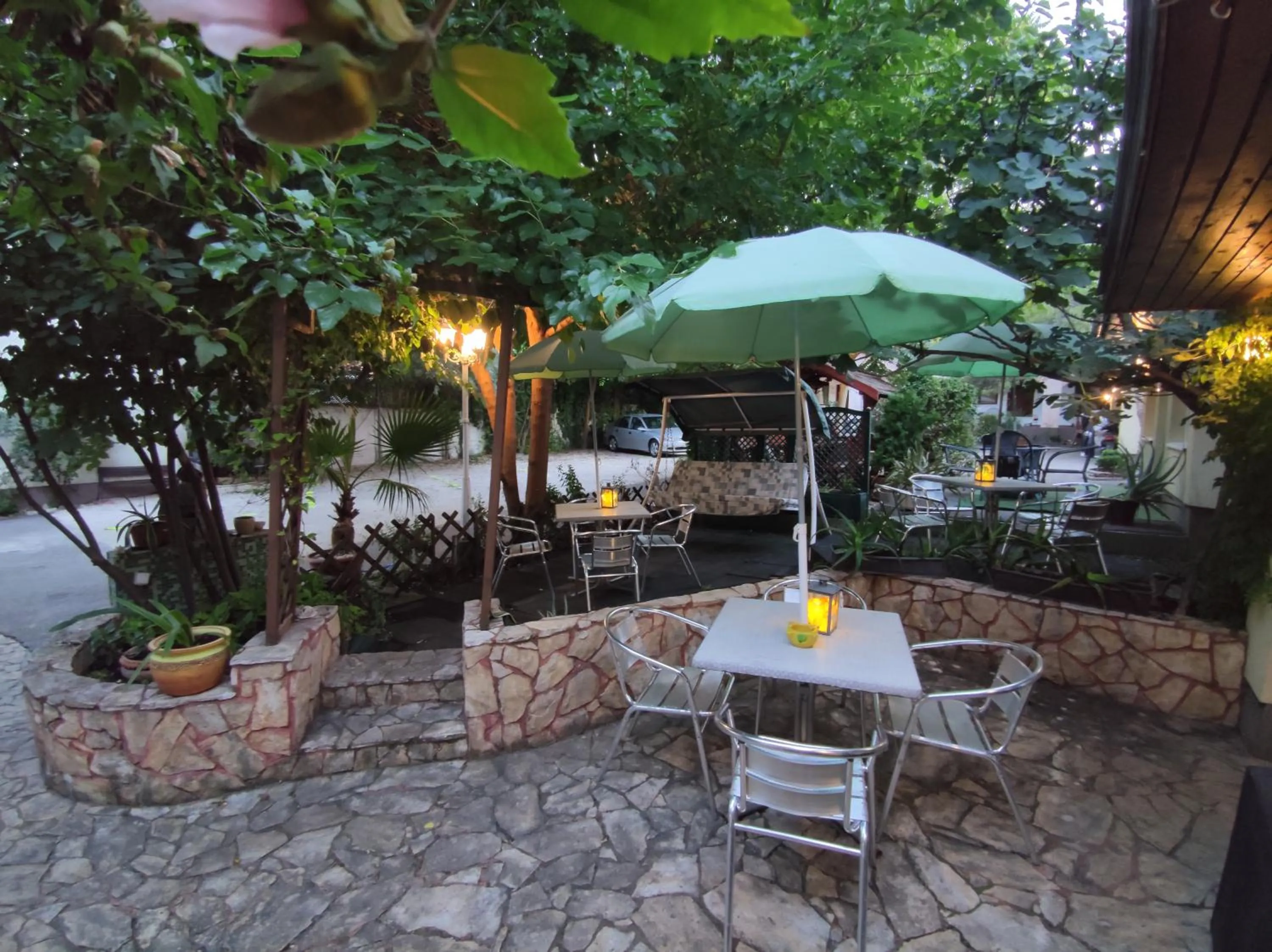 Garden in Hotel Oswaldo