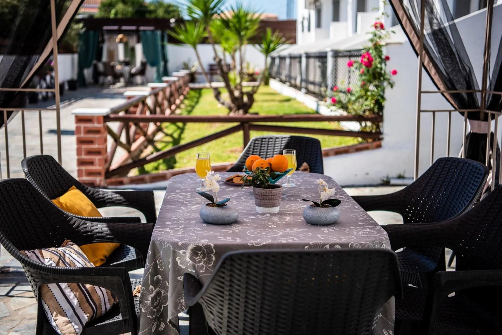 Balcony/Terrace in Kolevri Studios - 650m from Laganas Center, by ZanteWize