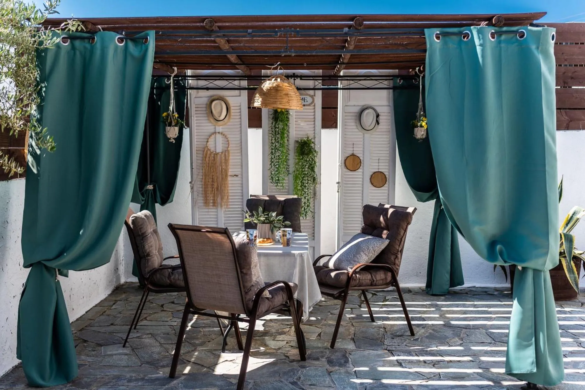 Balcony/Terrace in Kolevri Studios - 650m from Laganas Center, by ZanteWize