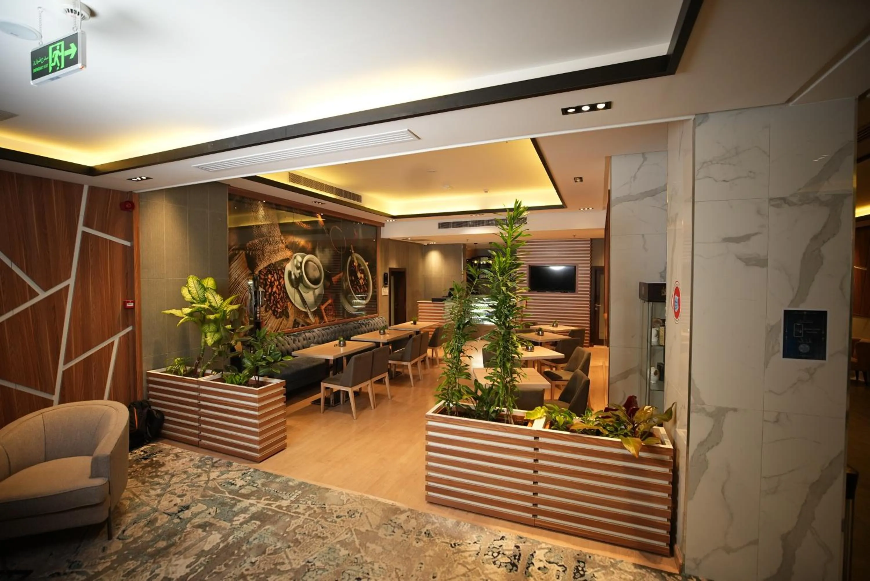 Seating area in Wow Diamond Hotel