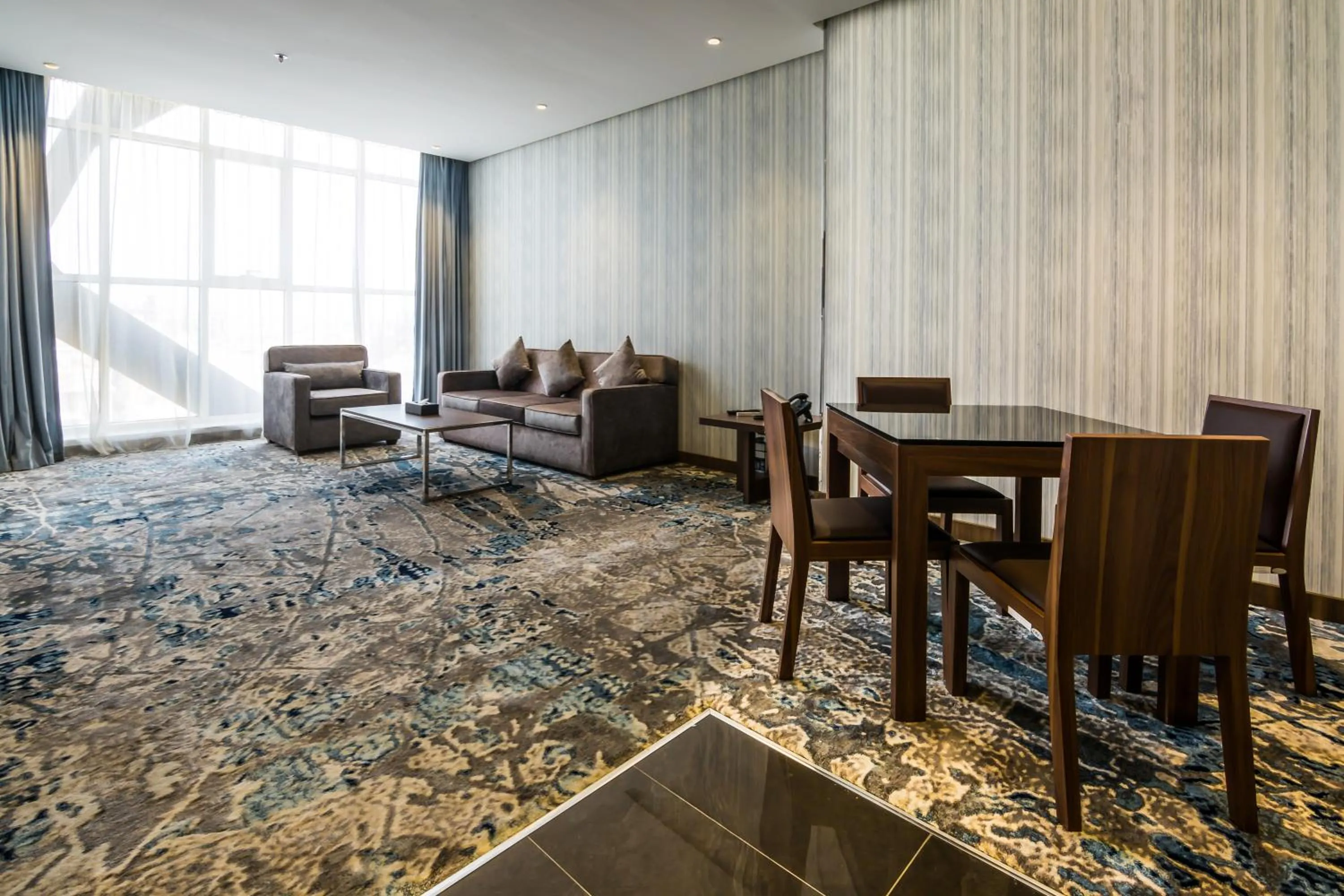 Seating area in Wow Diamond Hotel