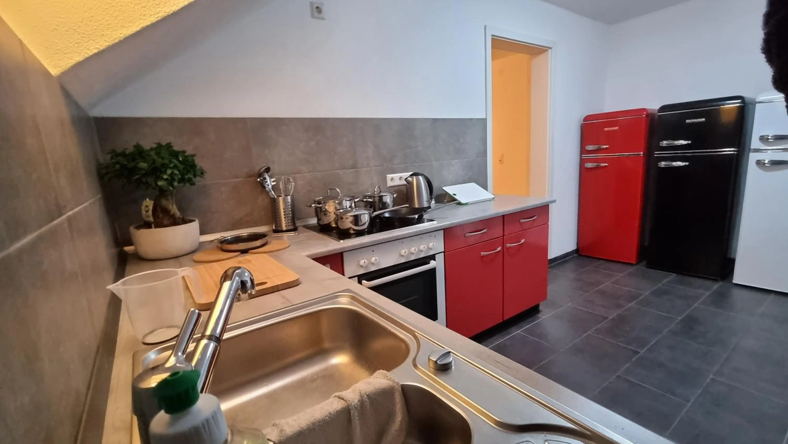 Kitchen or kitchenette in Pension-Maulburg