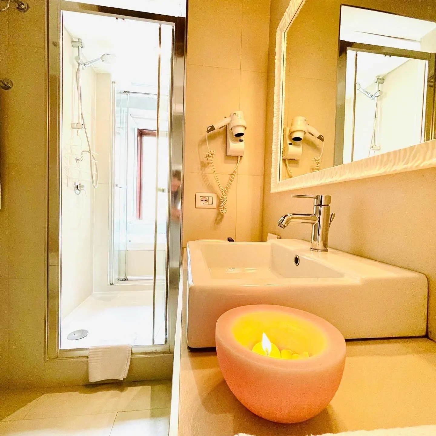Bathroom in Corso Suite 107 Rooms Wellness & Spa