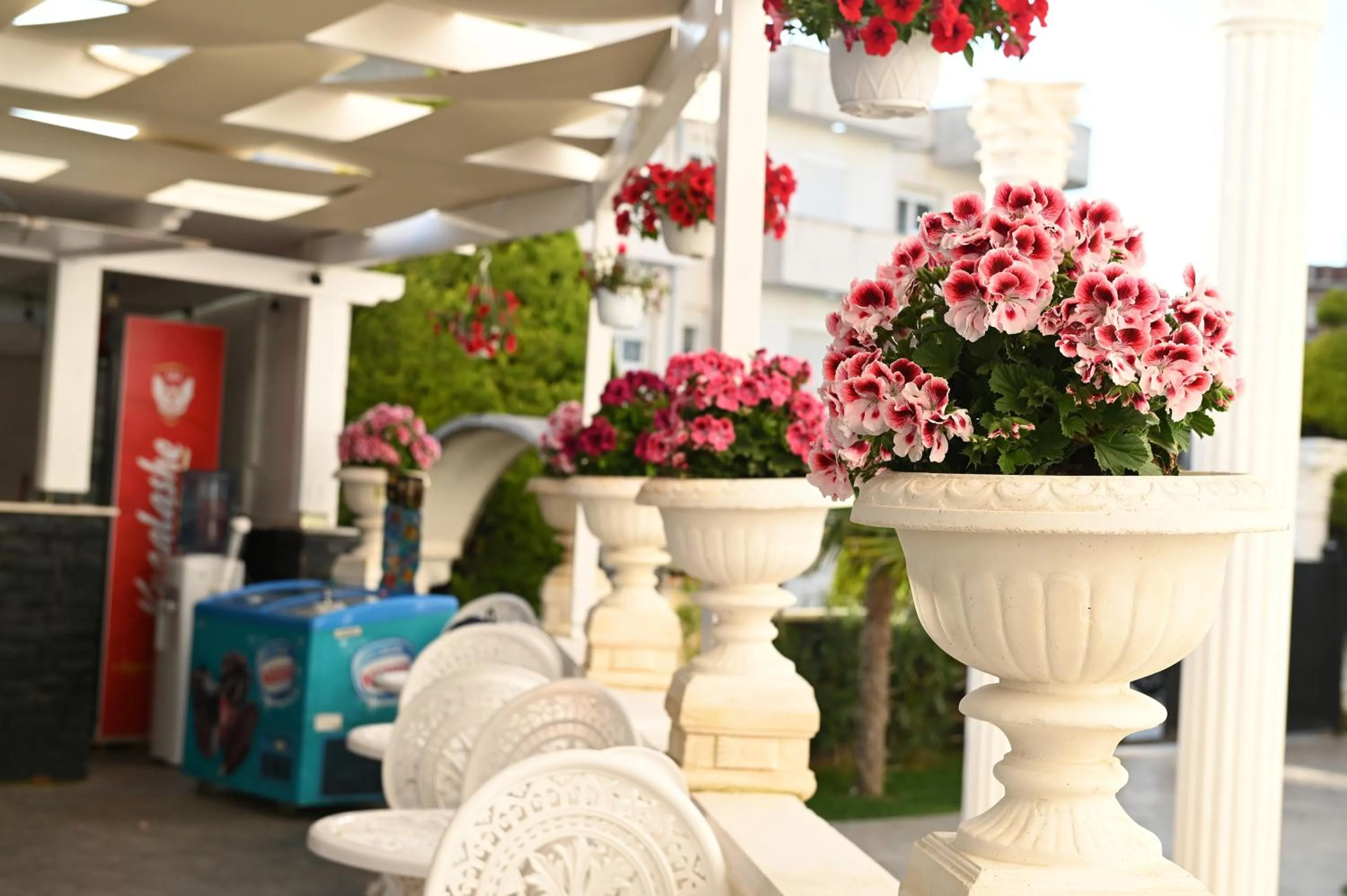 Decorative detail in Hotel Onufri