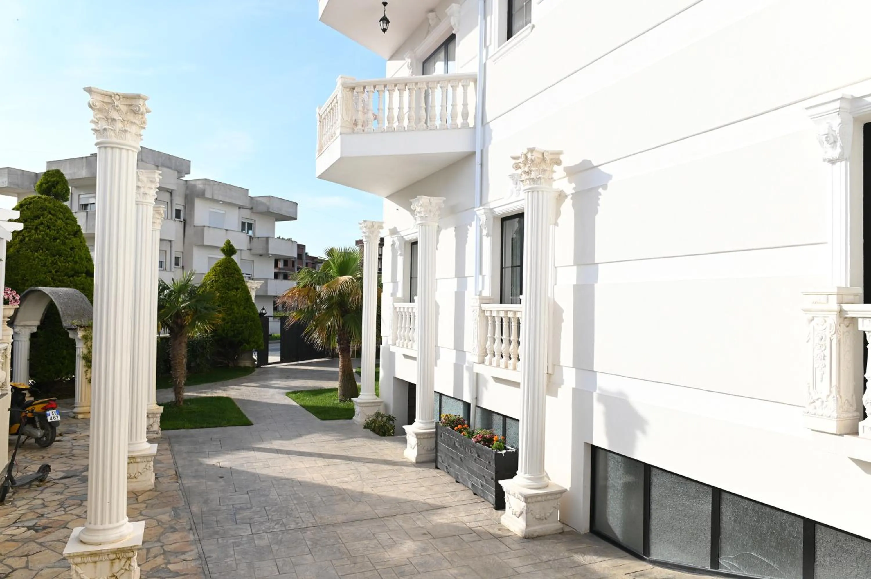 Decorative detail in Hotel Onufri