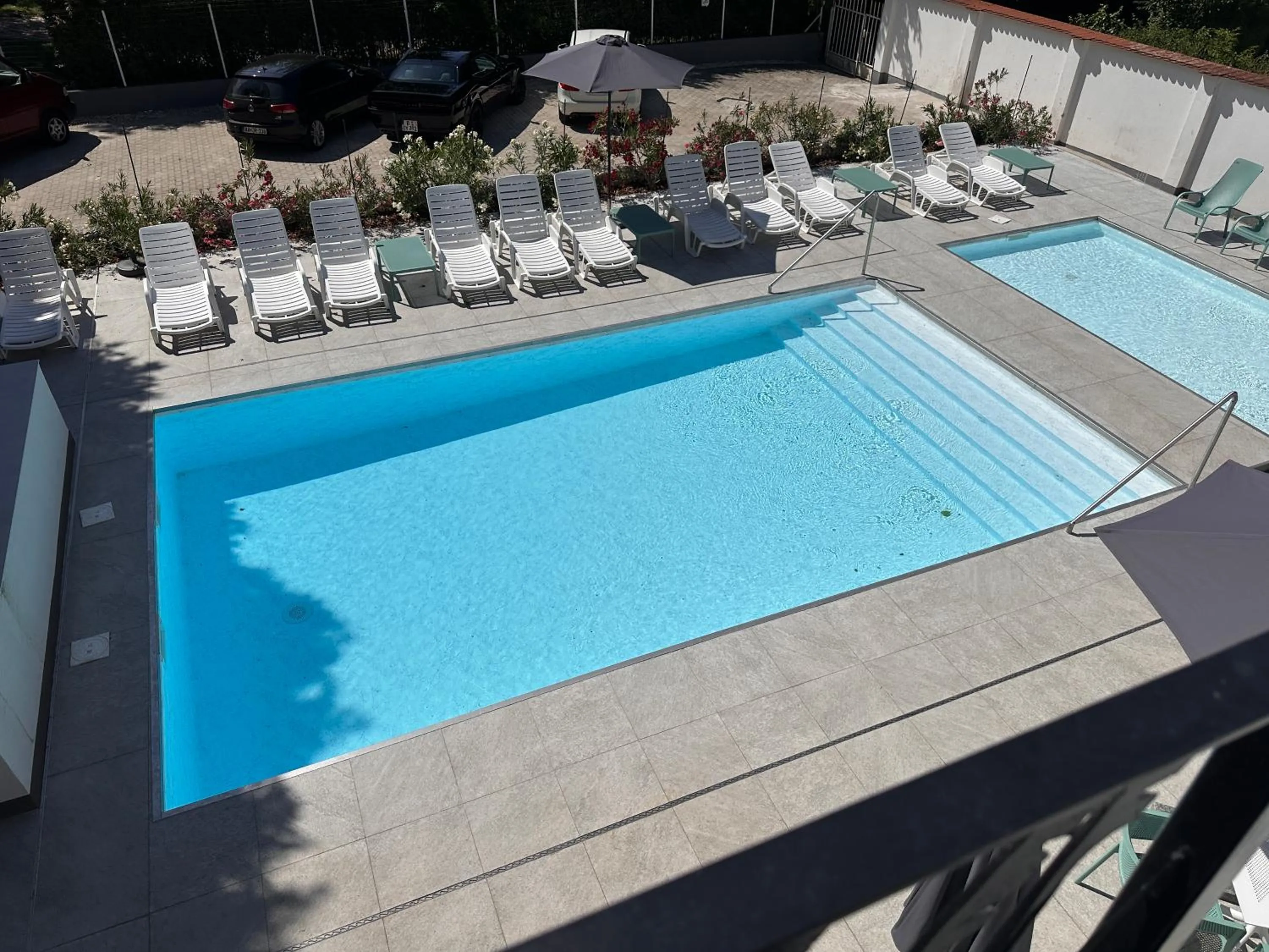 Swimming pool in Pater Apartments and Rooms