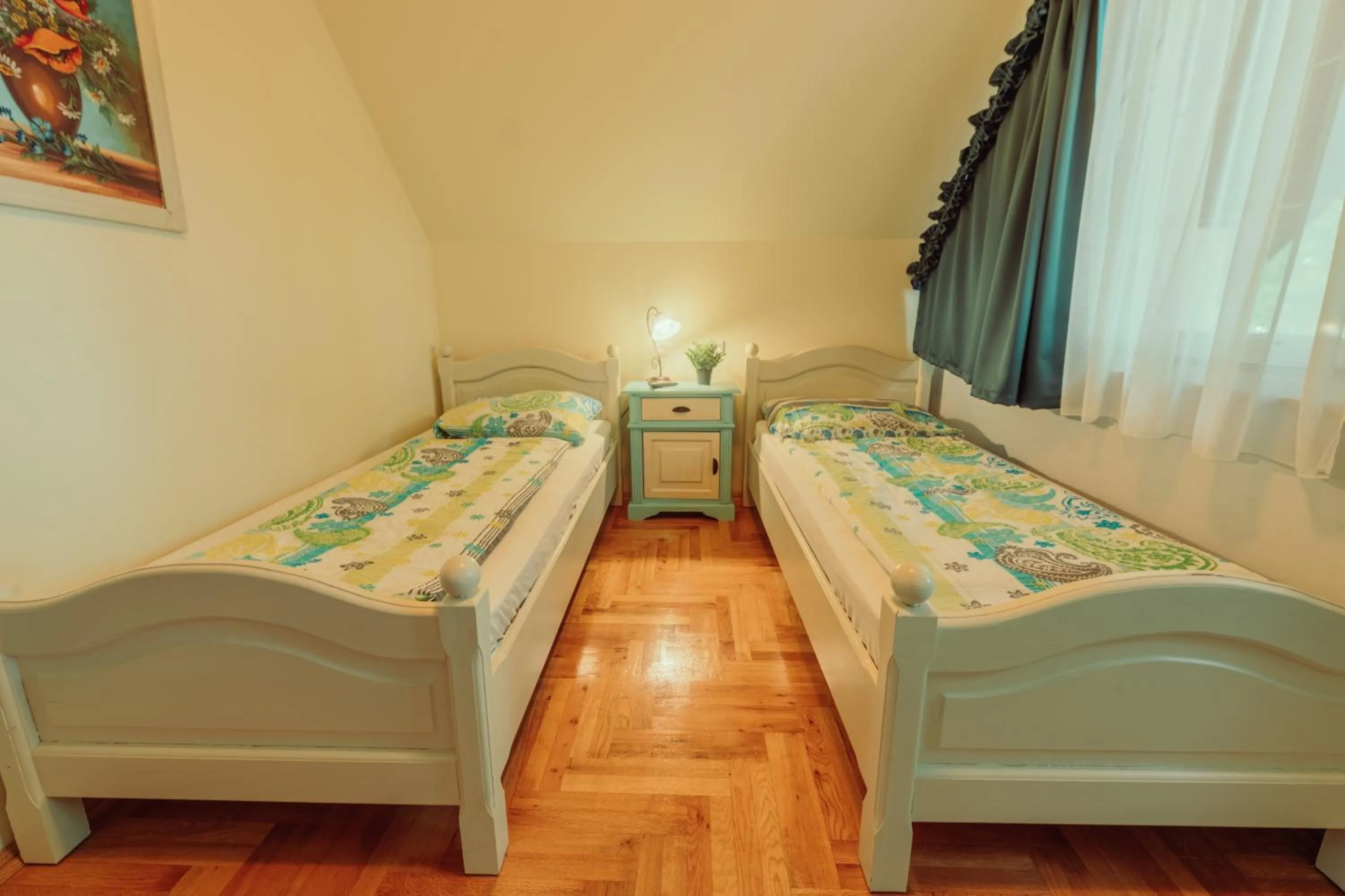 Bed in Pater Apartments and Rooms