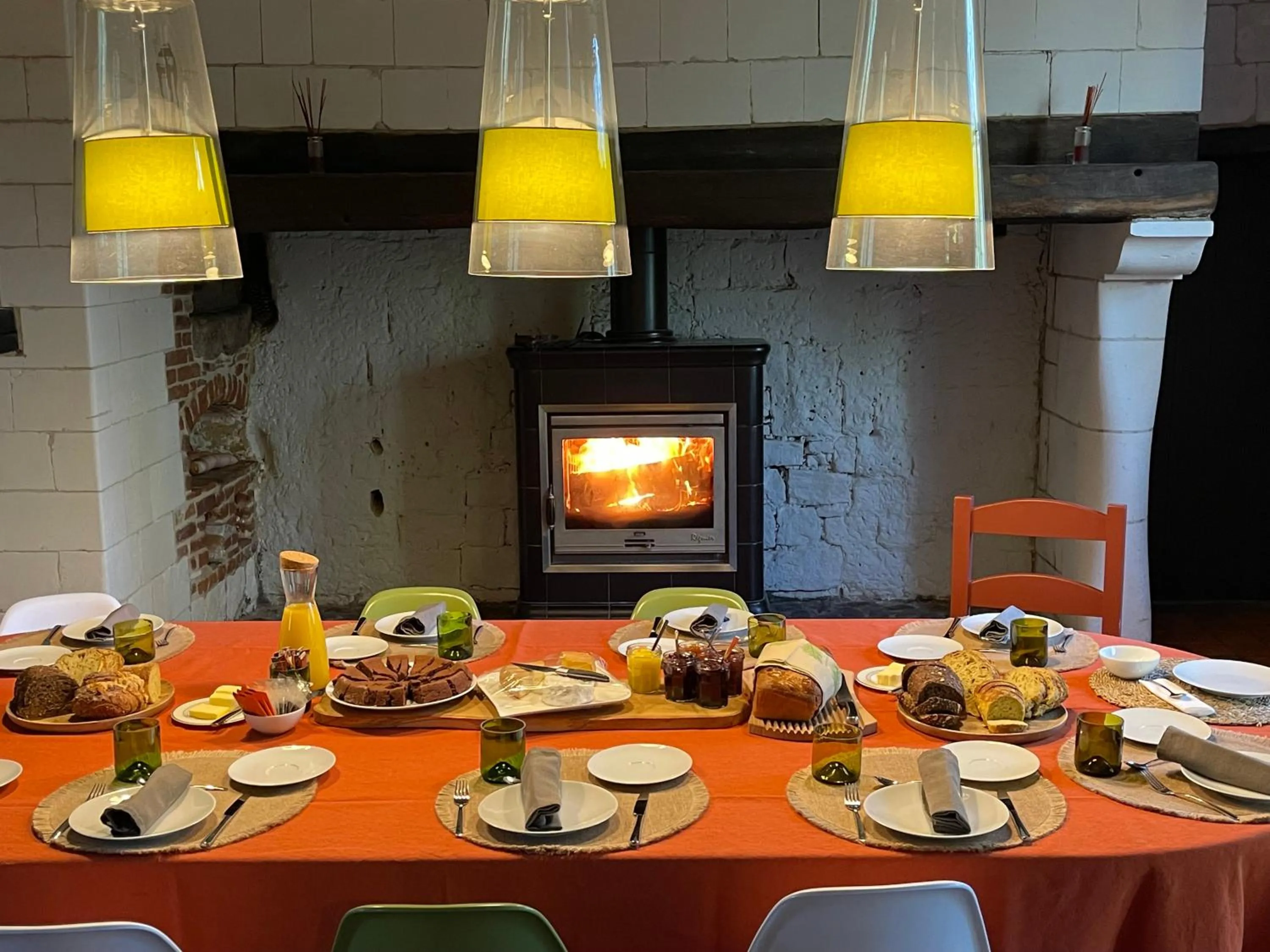 Breakfast in Domaine de Fresnoy