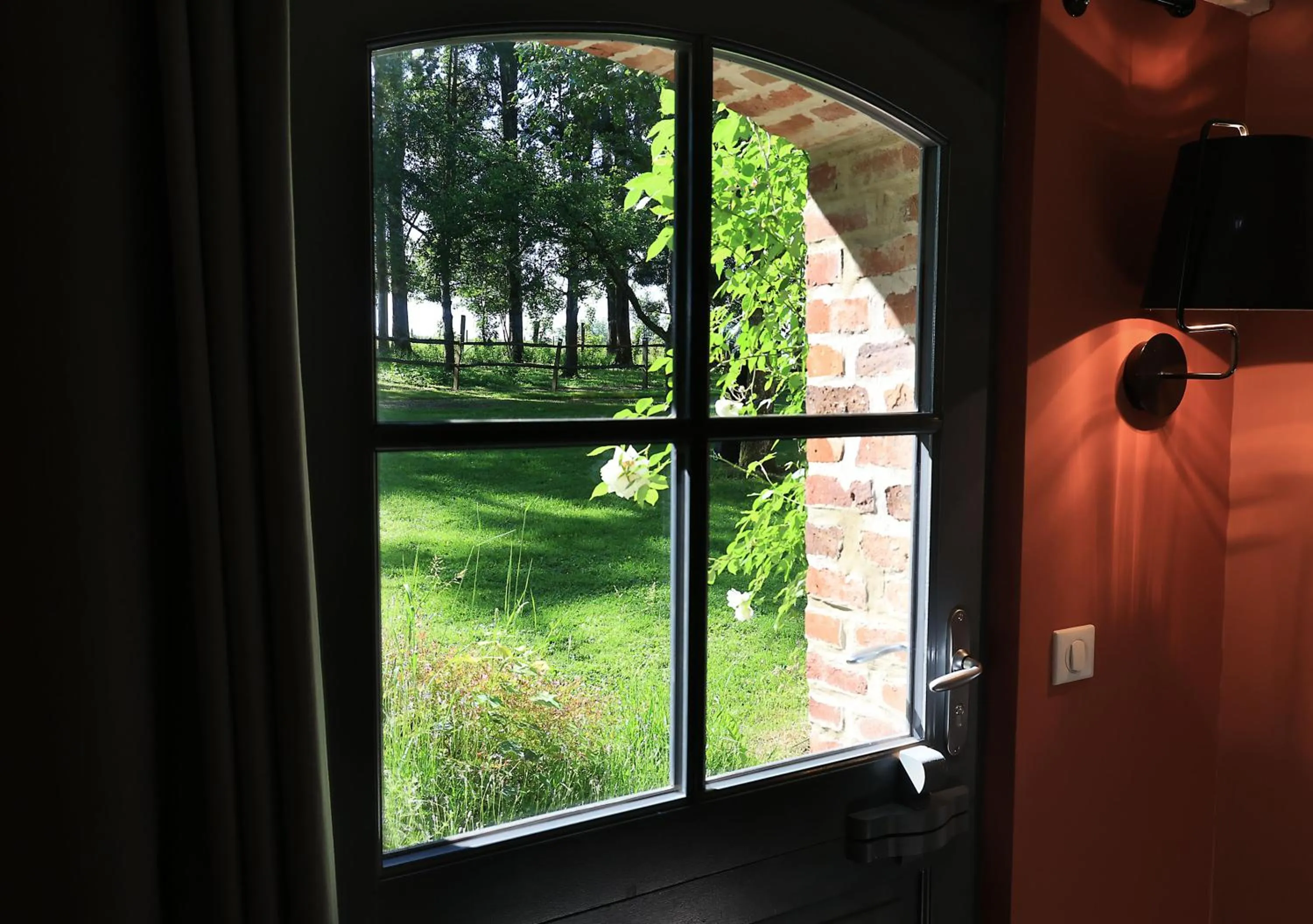 Garden view in Domaine de Fresnoy