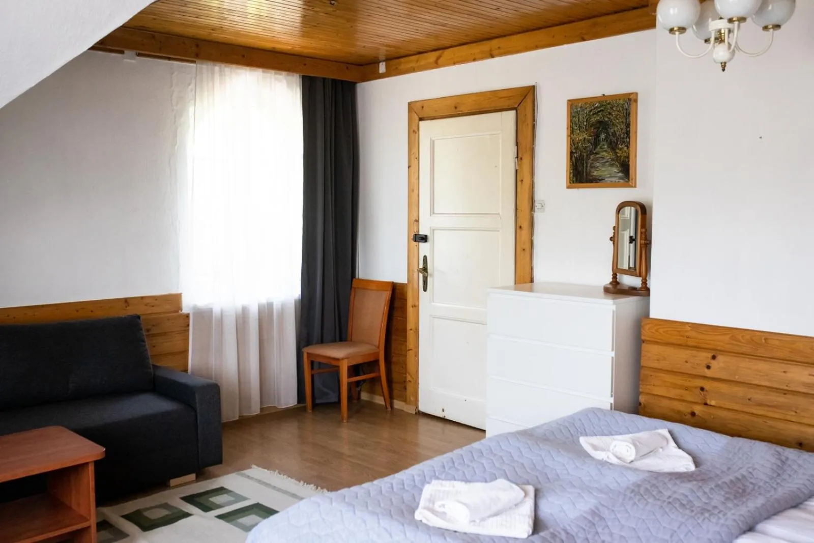 Photo of the whole room, Bed in Willa JODŁA Wisła