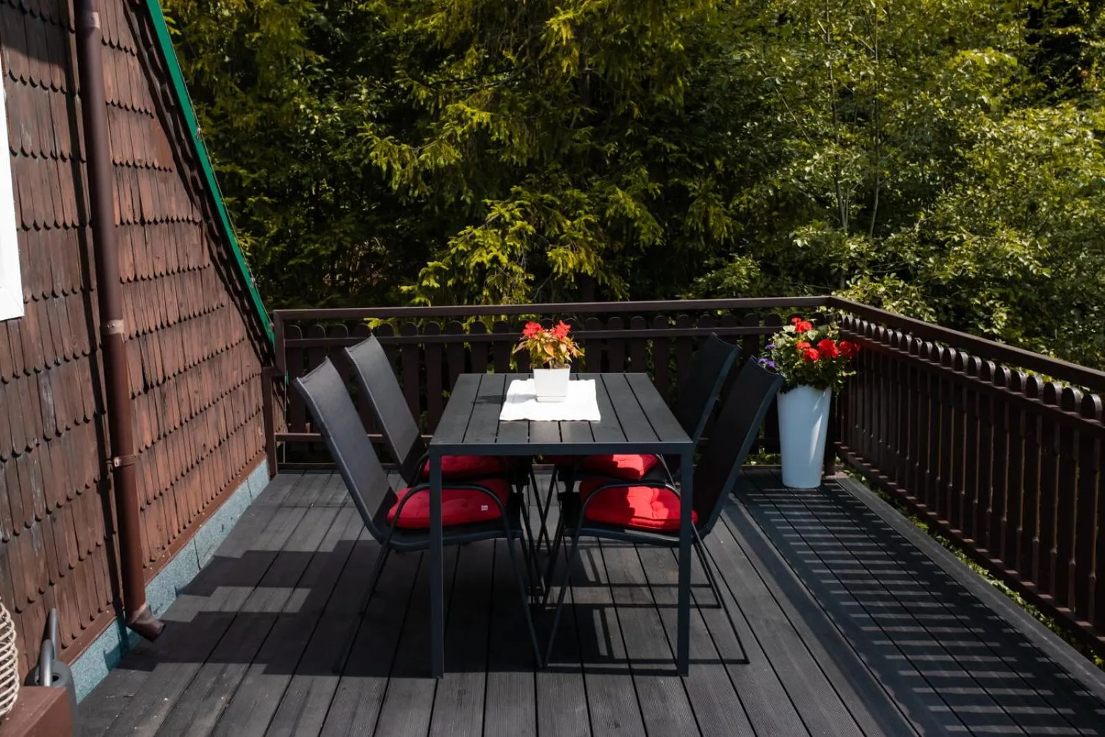 Balcony/Terrace in Willa JODŁA Wisła
