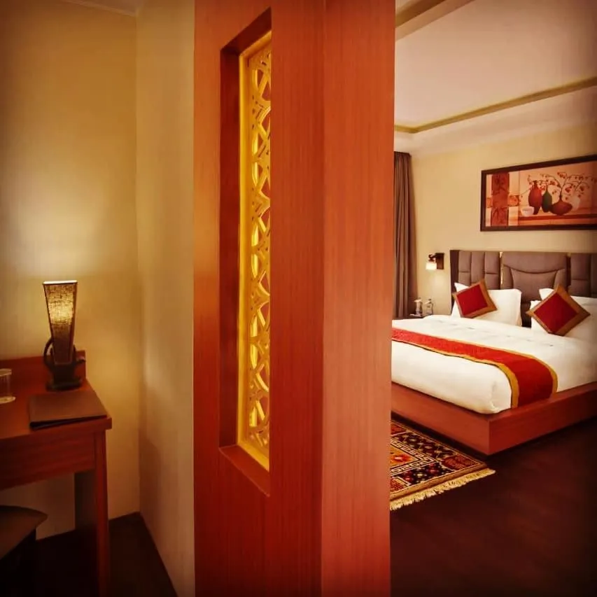 Bed in Hotel Paradise Ladakh