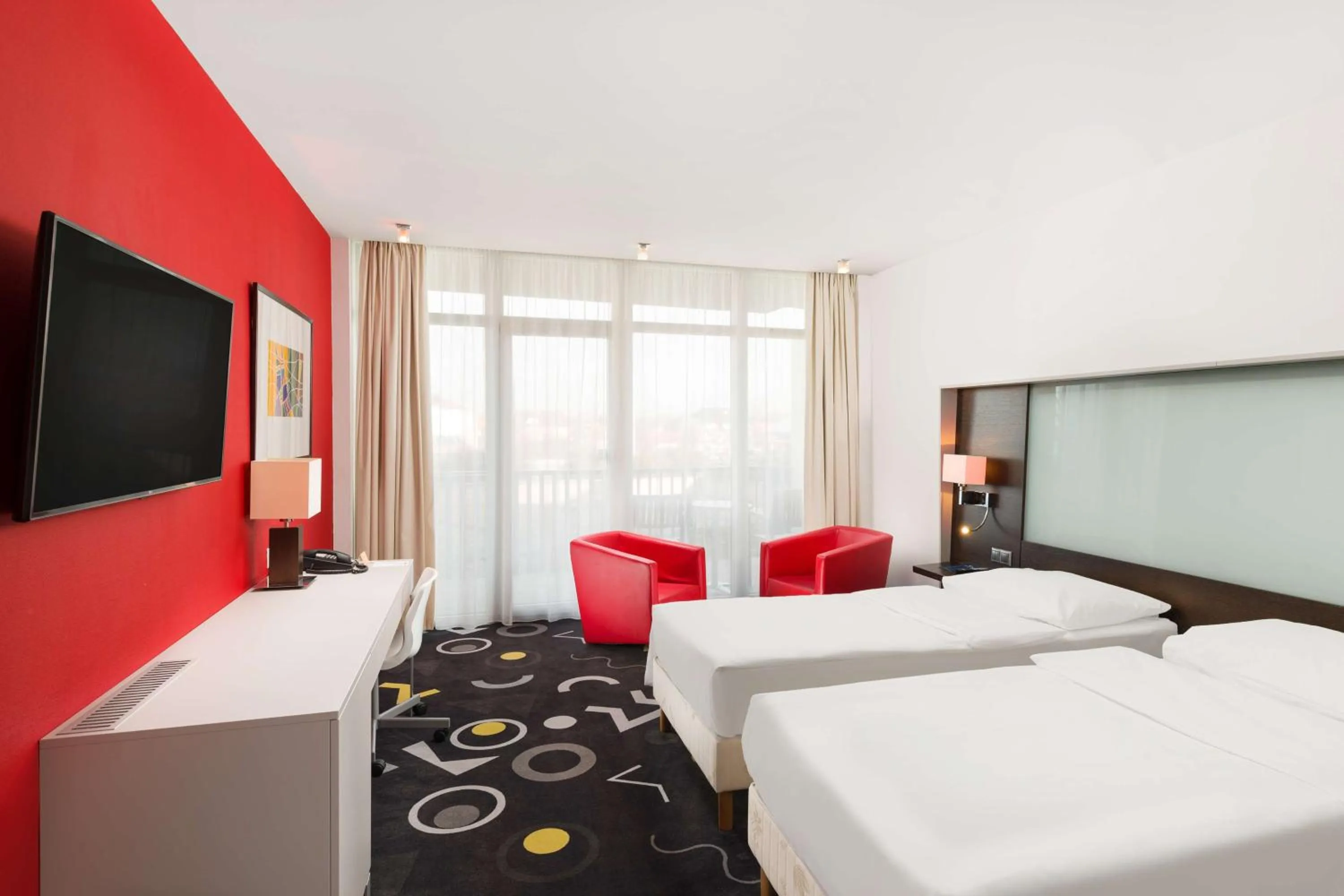 Bedroom, Bed in Park Inn by Radisson Sarvar Resort & Spa - All Inclusive