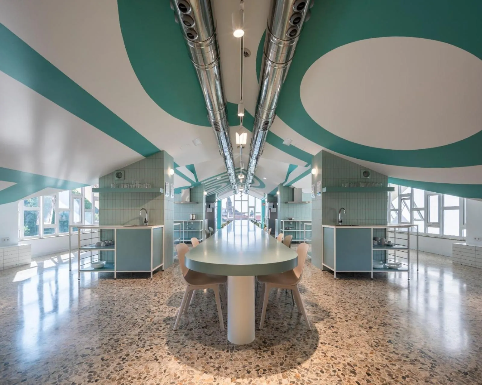 Living room in Loop INN Hostel Santiago de Compostela