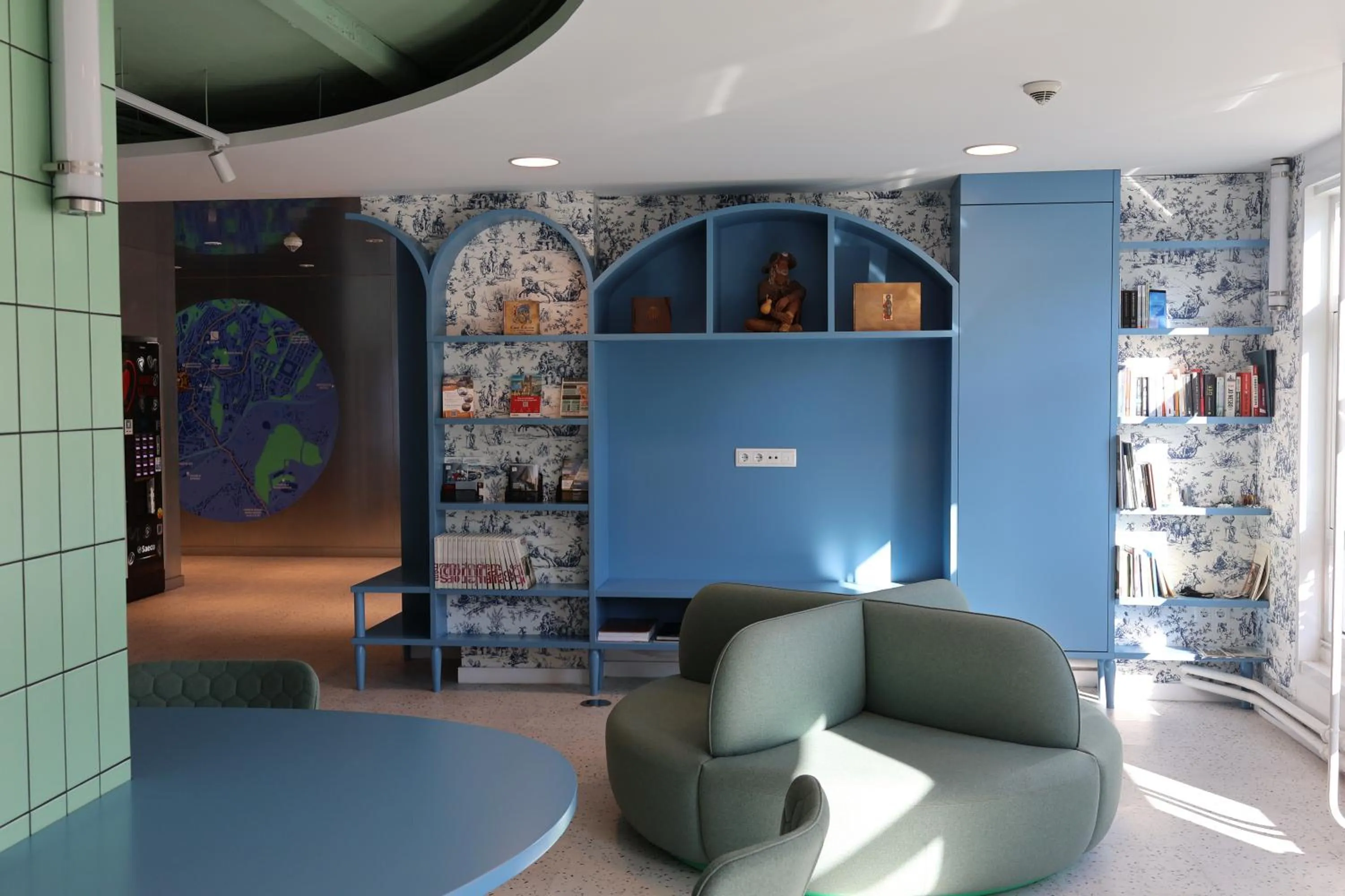 Lobby or reception in Loop INN Hostel Santiago de Compostela