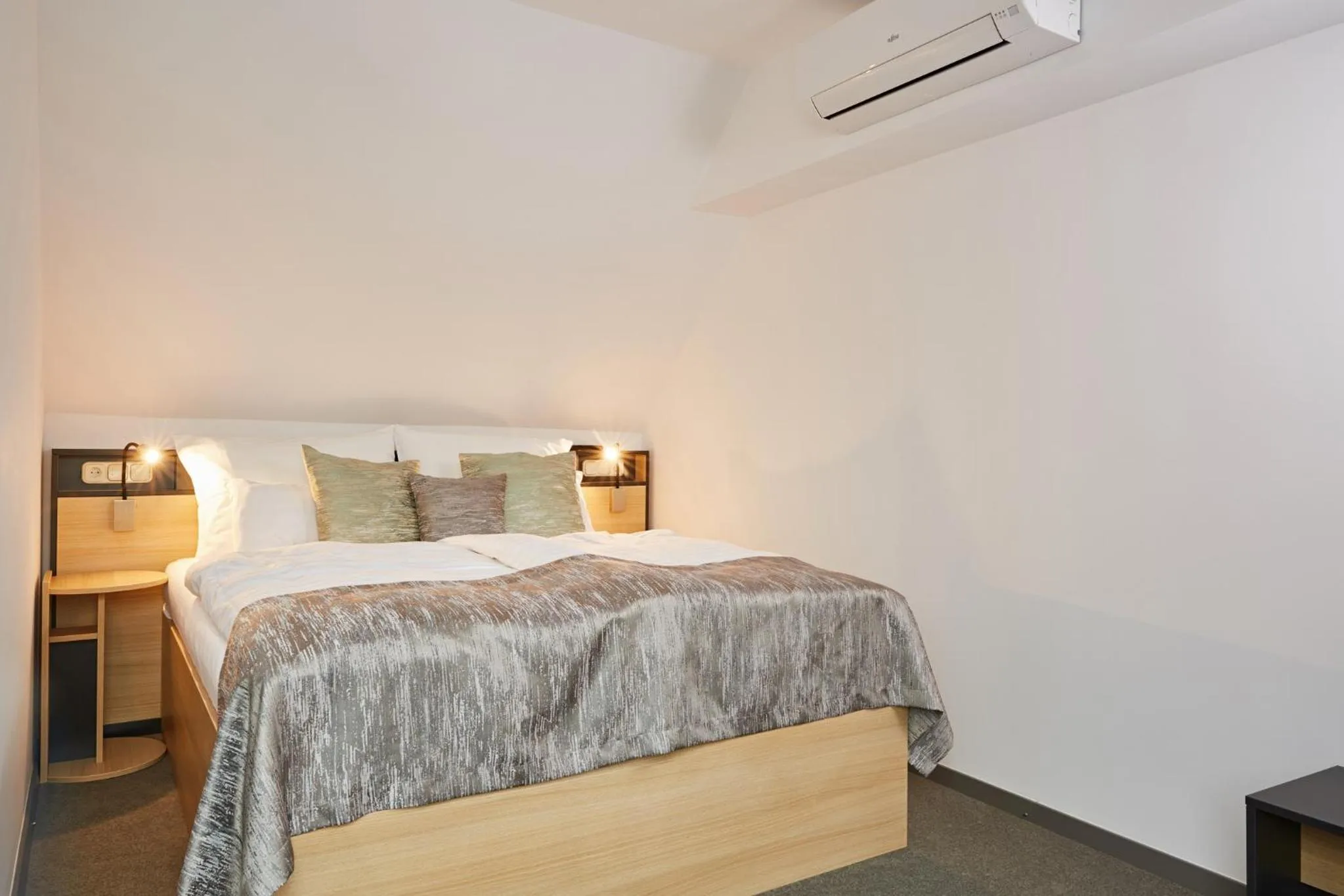 Bed in Gold House Pension