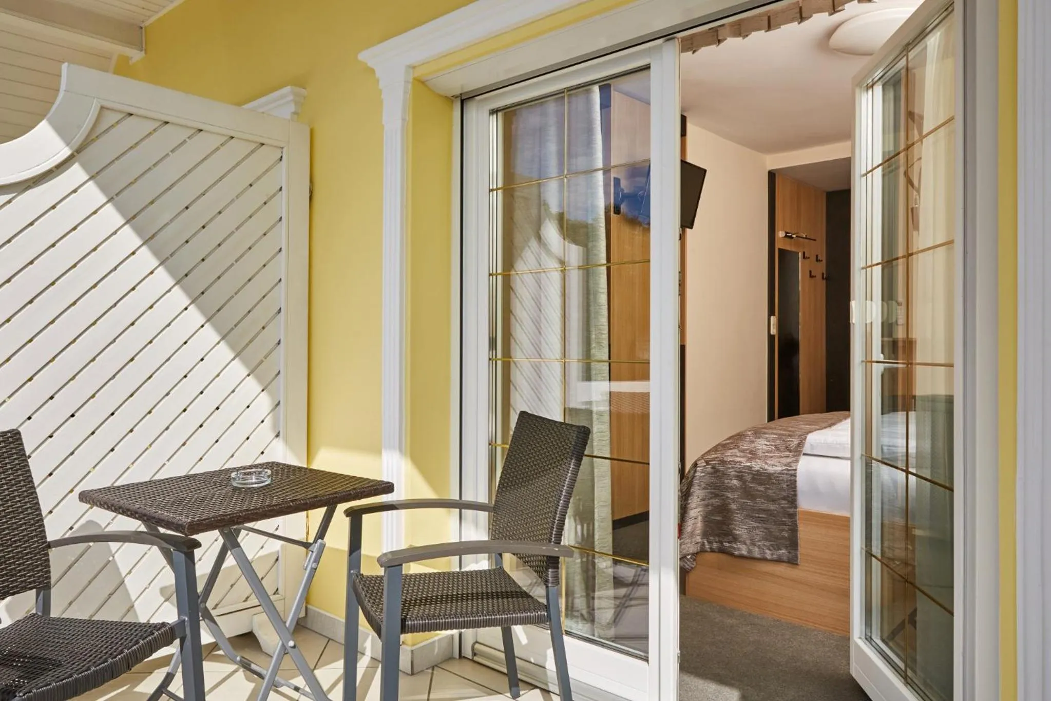 Bed in Gold House Pension