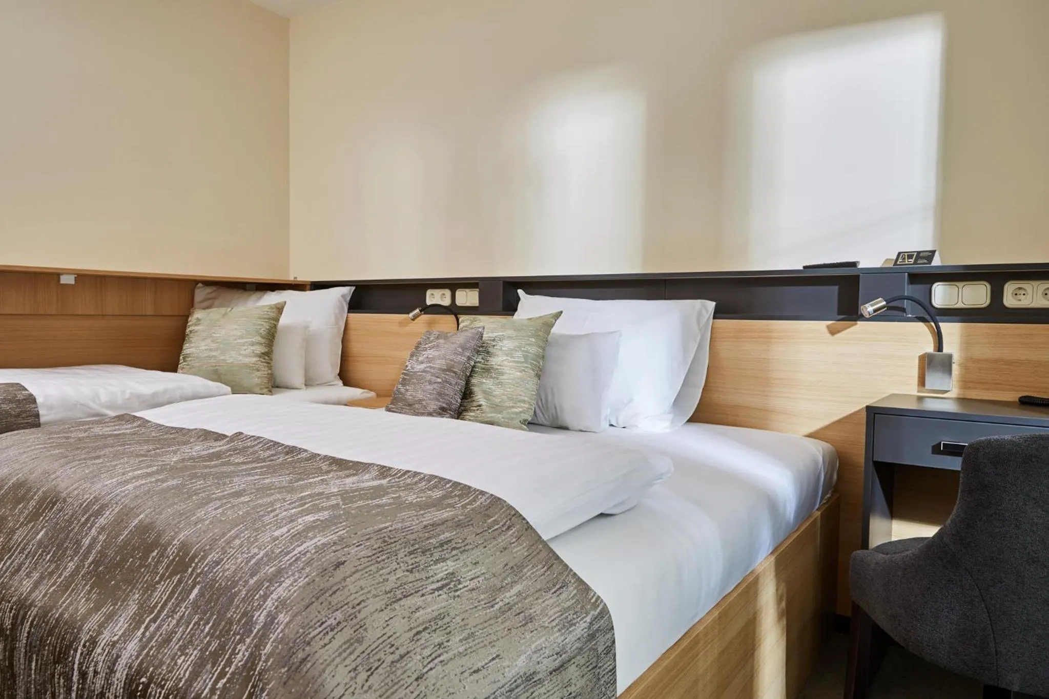 Bed in Gold House Pension