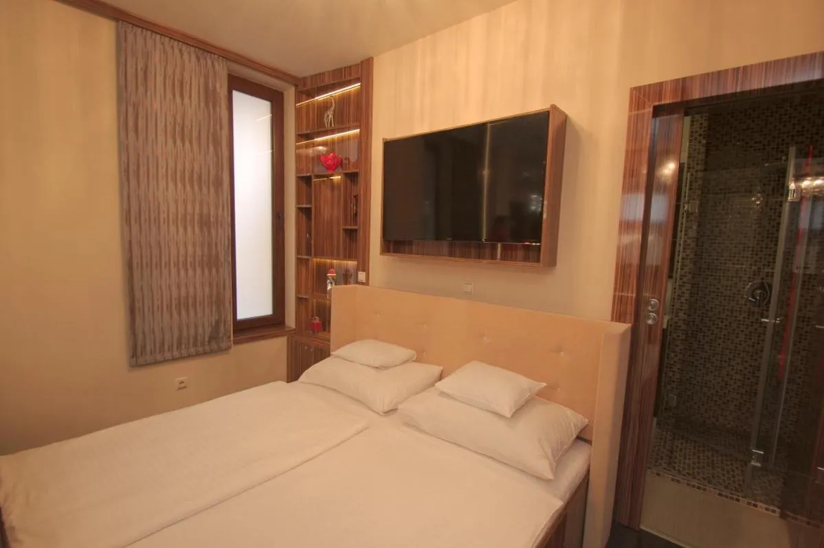 Bed in Hotel Vadászkürt Superior