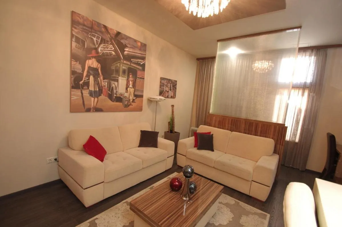 Seating area in Hotel Vadászkürt Superior