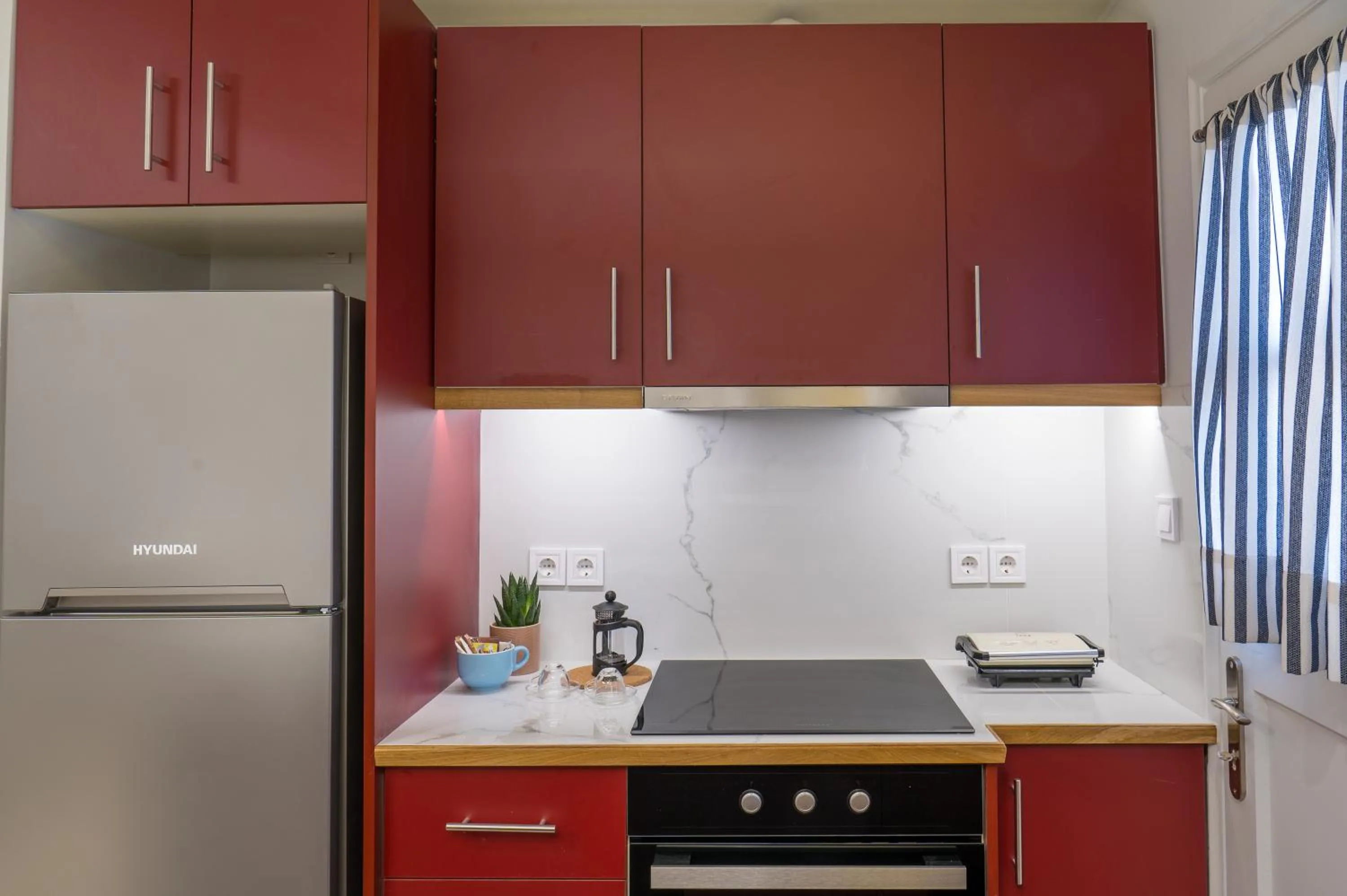 kitchen in CHROMA Lodge Rafina