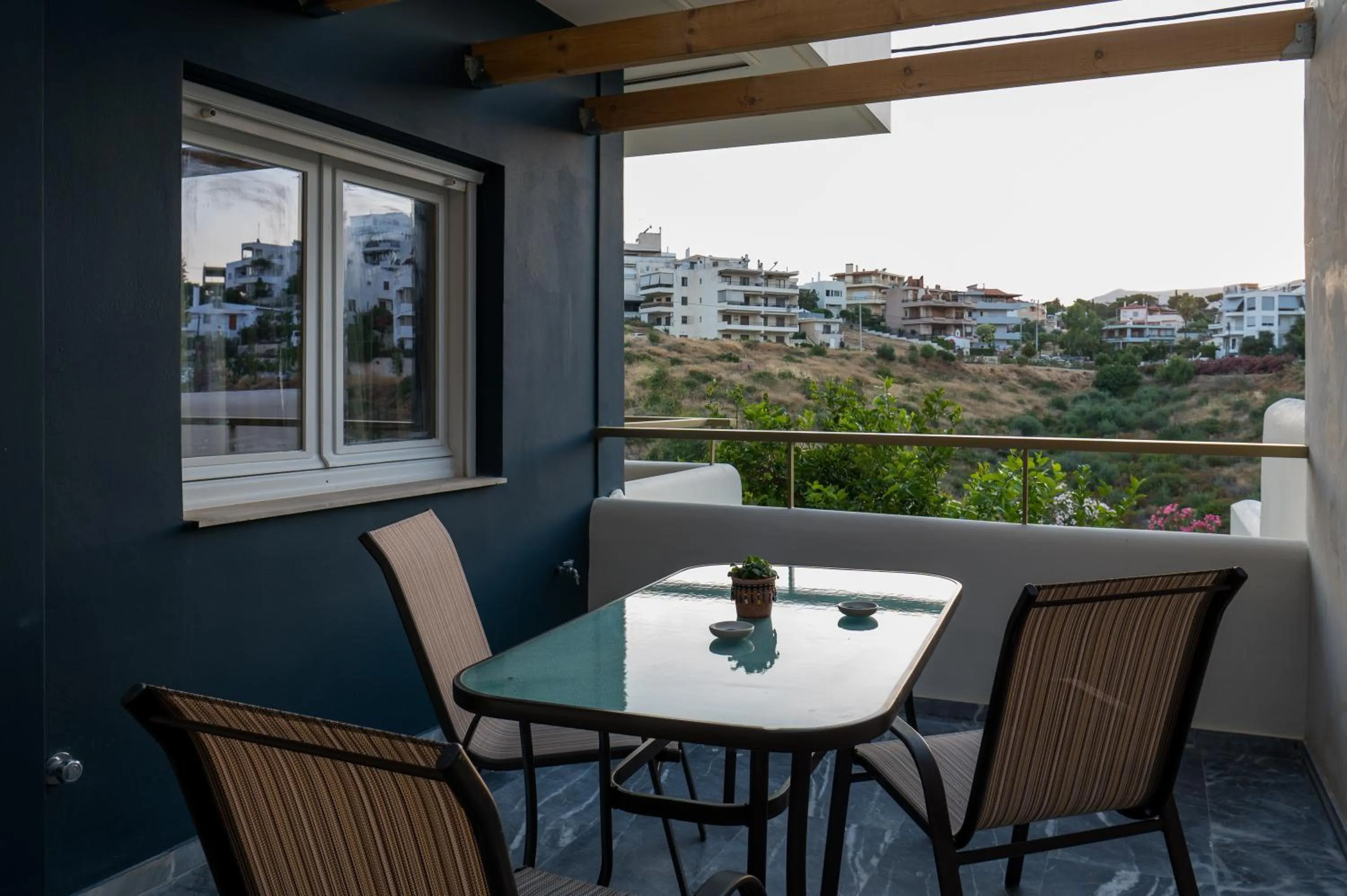 Balcony/Terrace in CHROMA Lodge Rafina