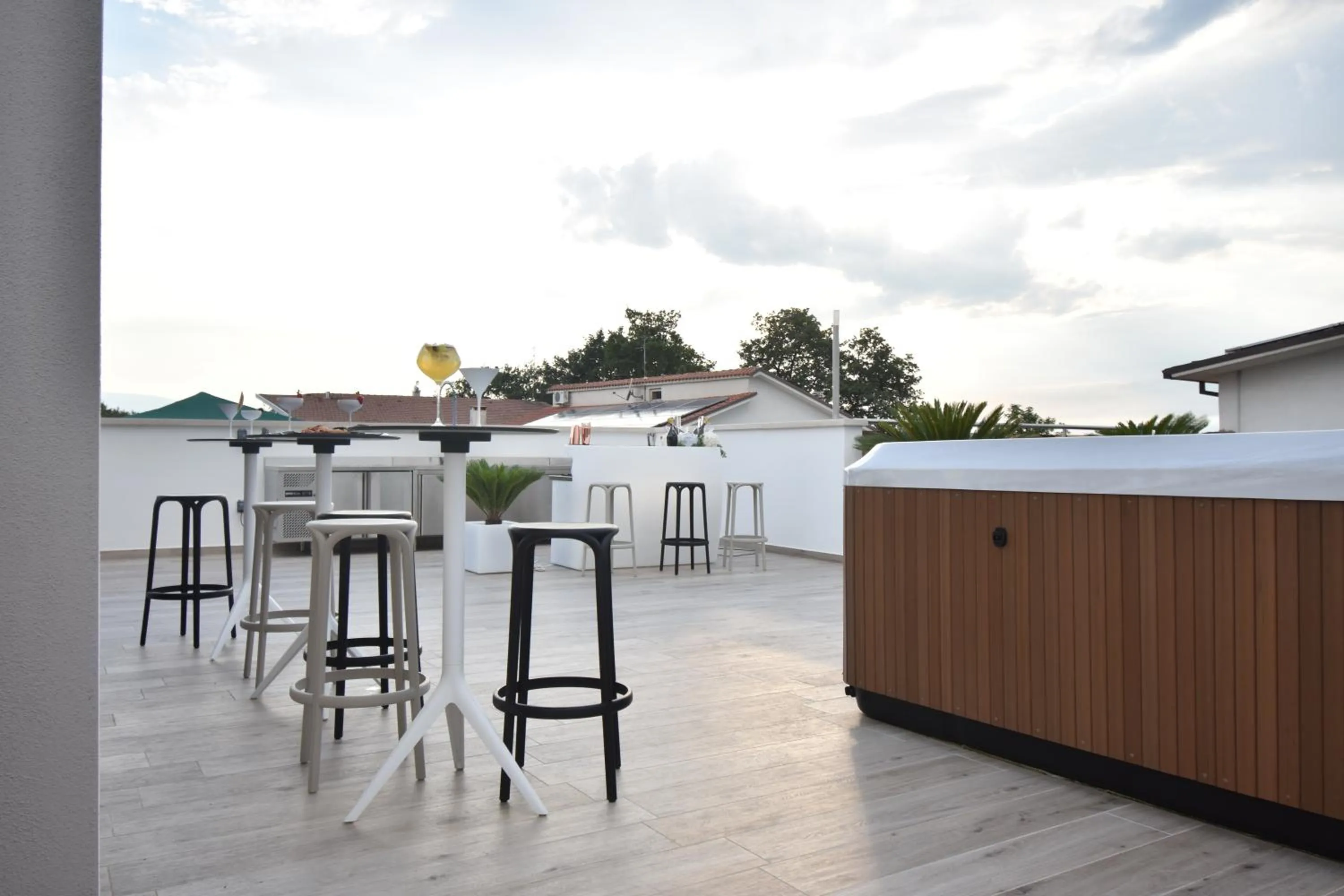 Hot Tub in Tenuta Micoli