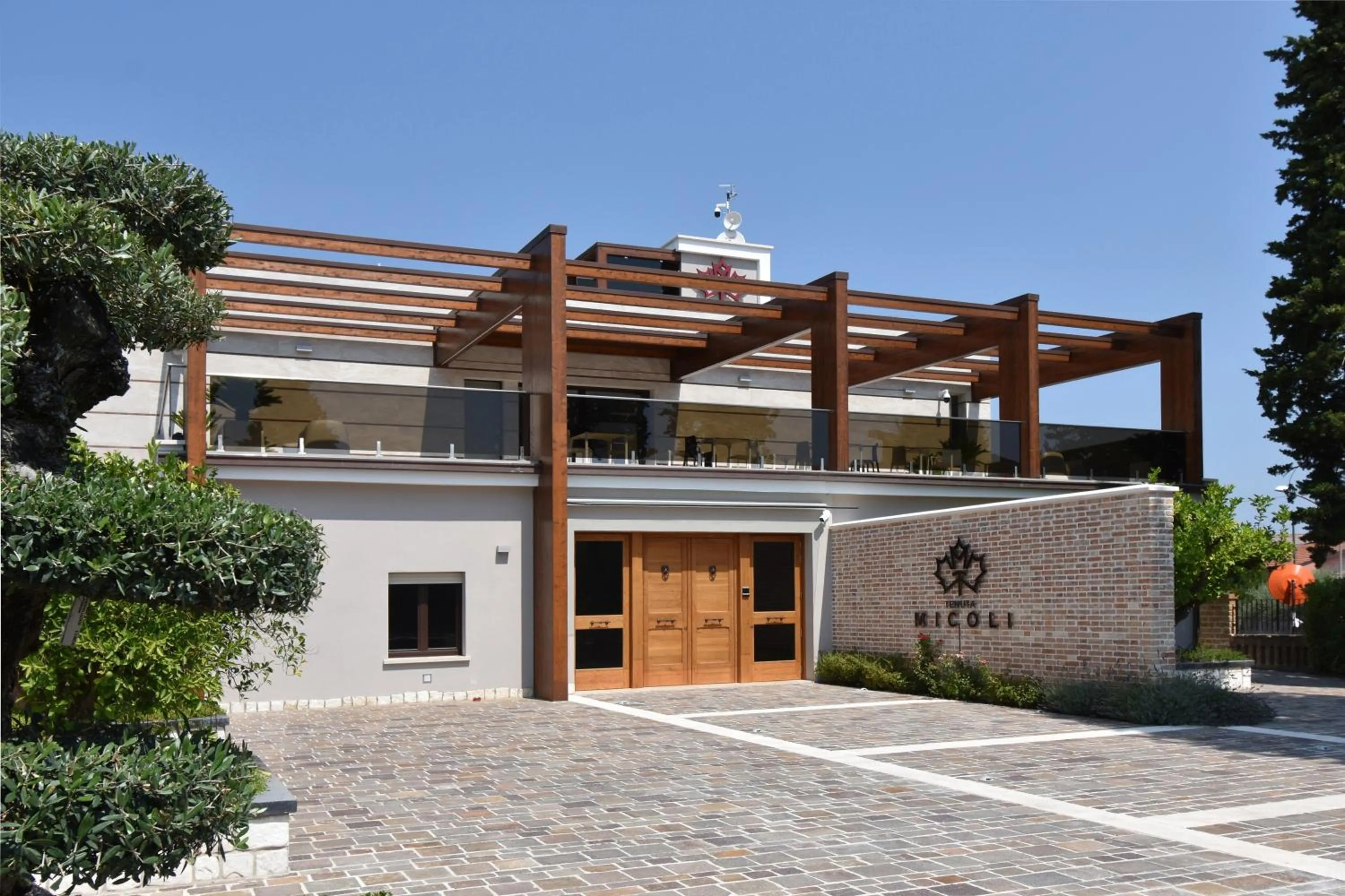 Facade/entrance in Tenuta Micoli