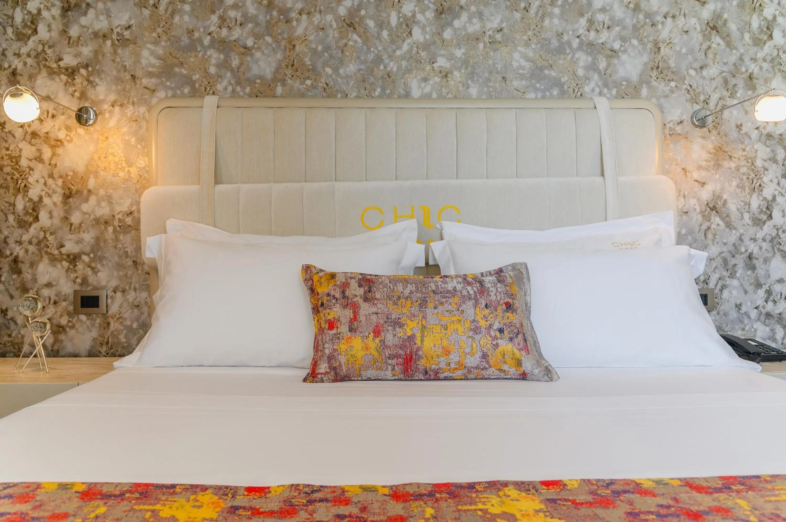 Bed in Chic Boutique Hotel Vlore