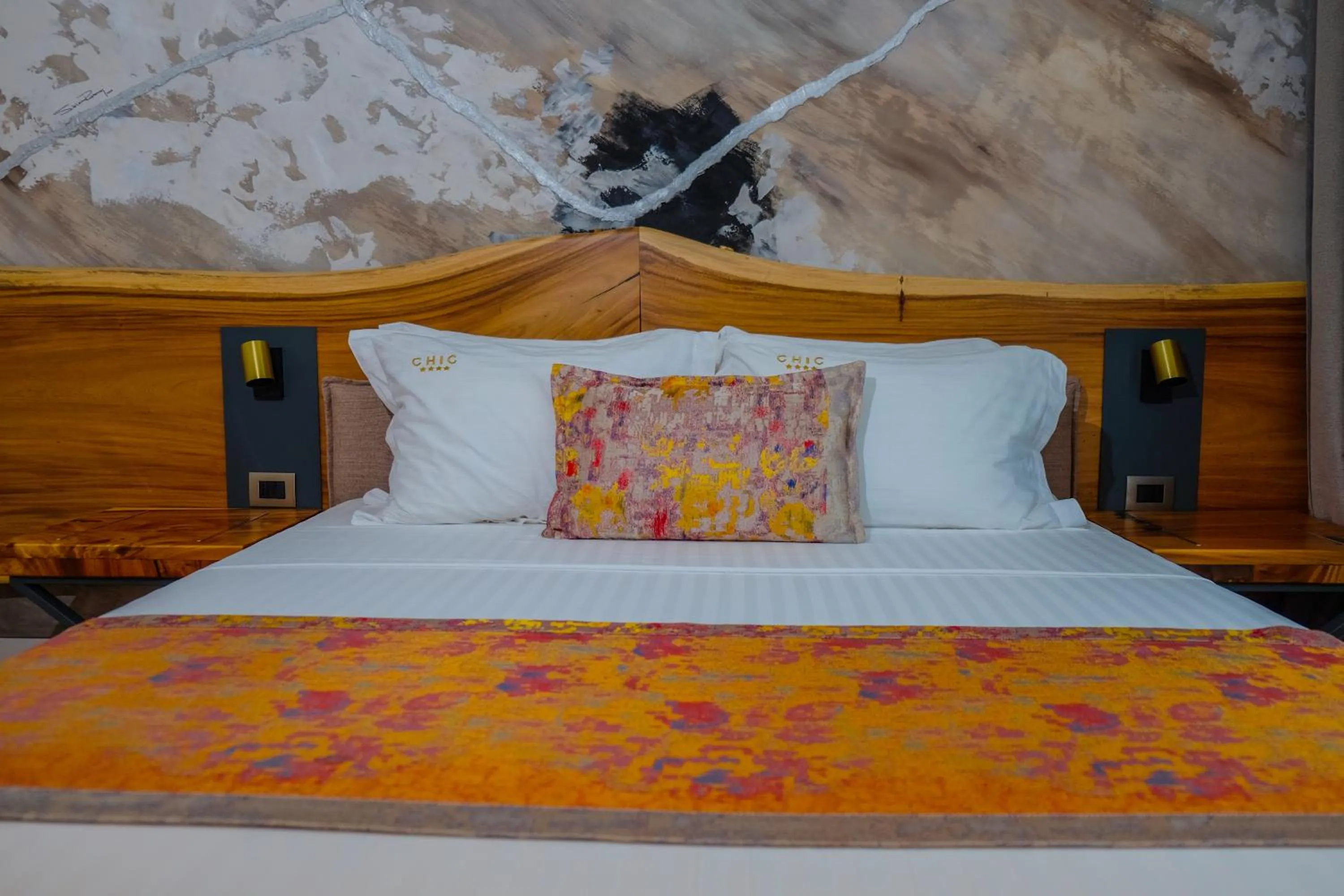 Bed in Chic Boutique Hotel Vlore