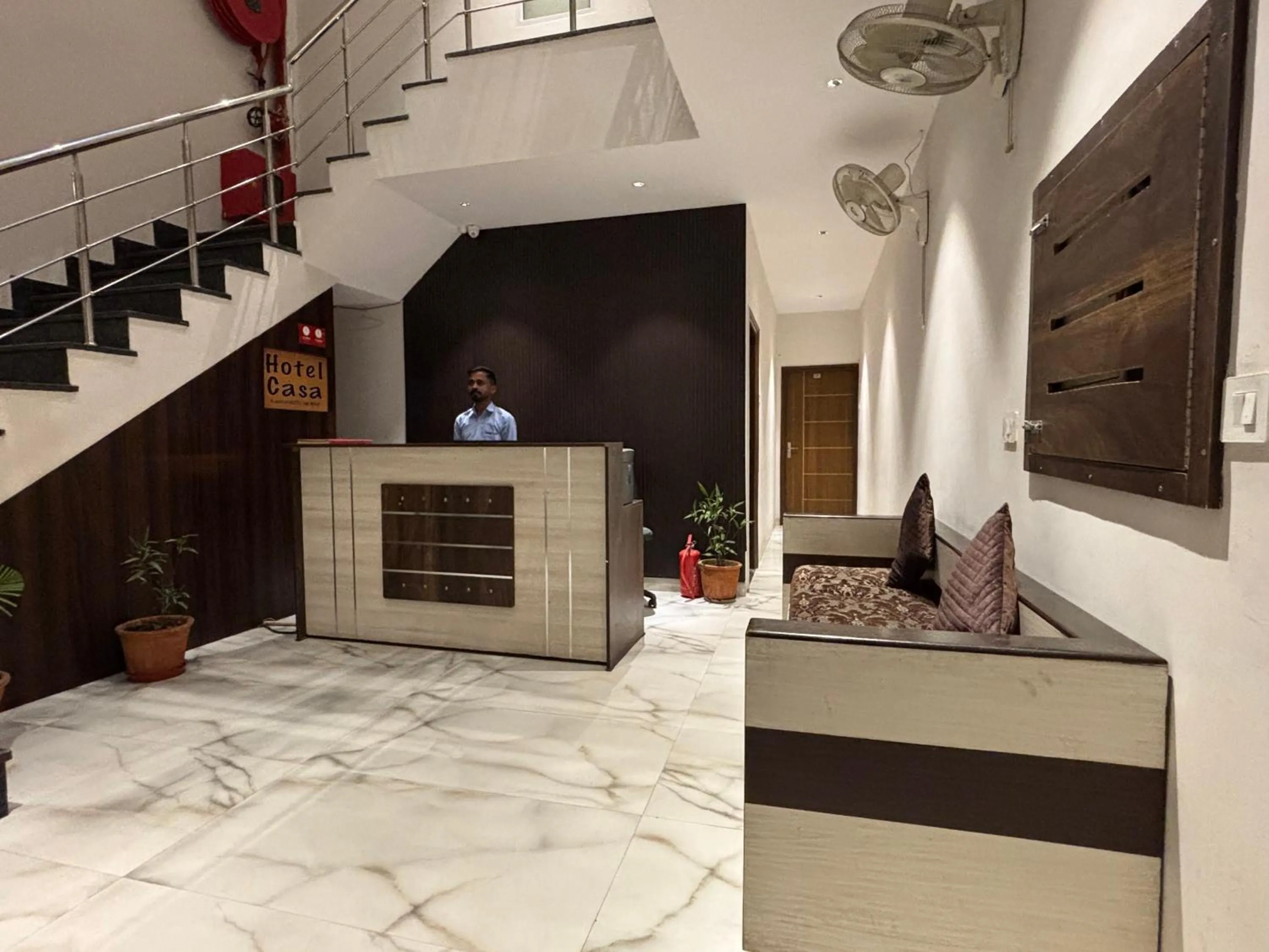 Lobby or reception in Hotel Casa