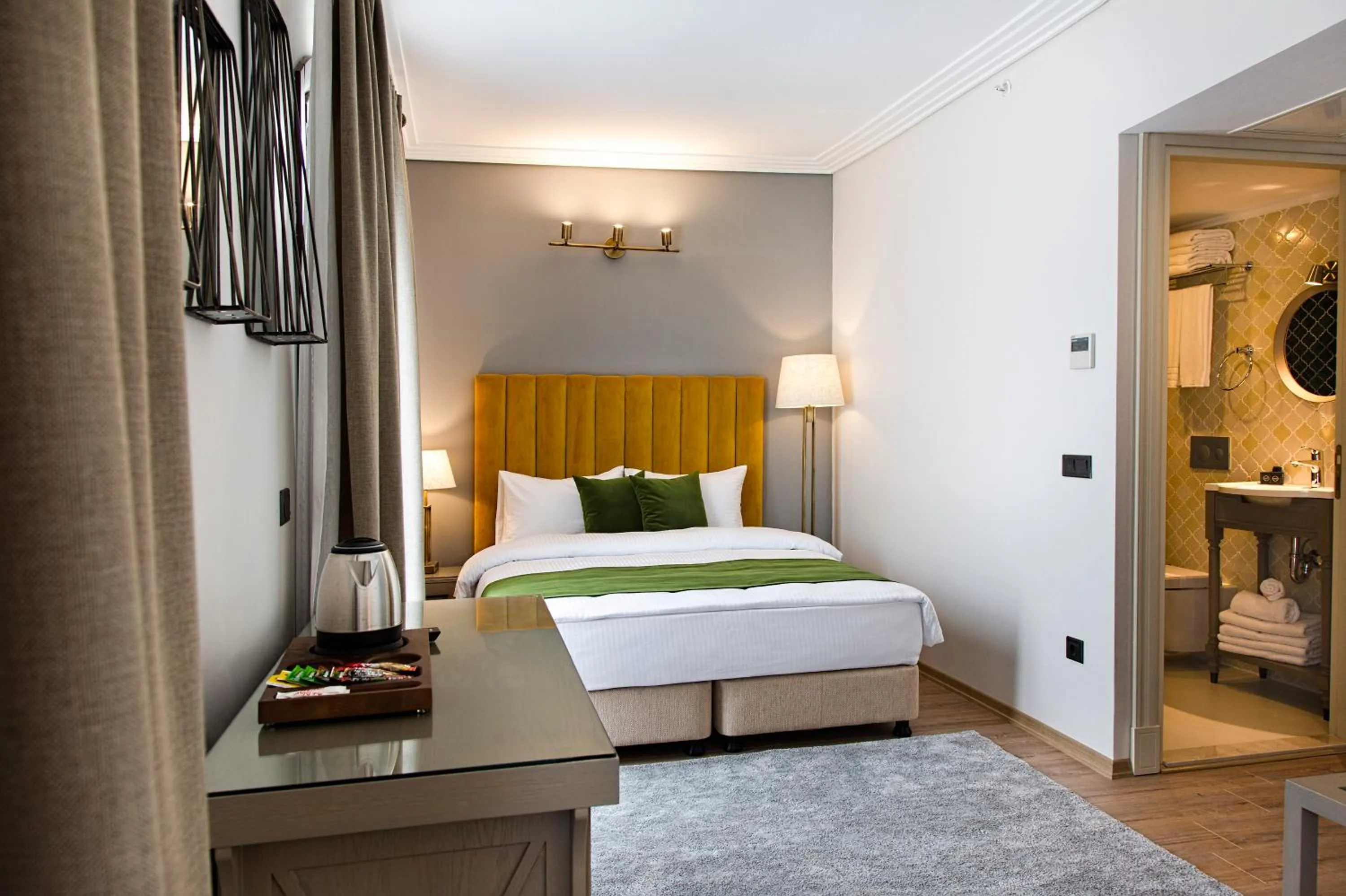 Bed in Mest Hotel Istanbul Sirkeci