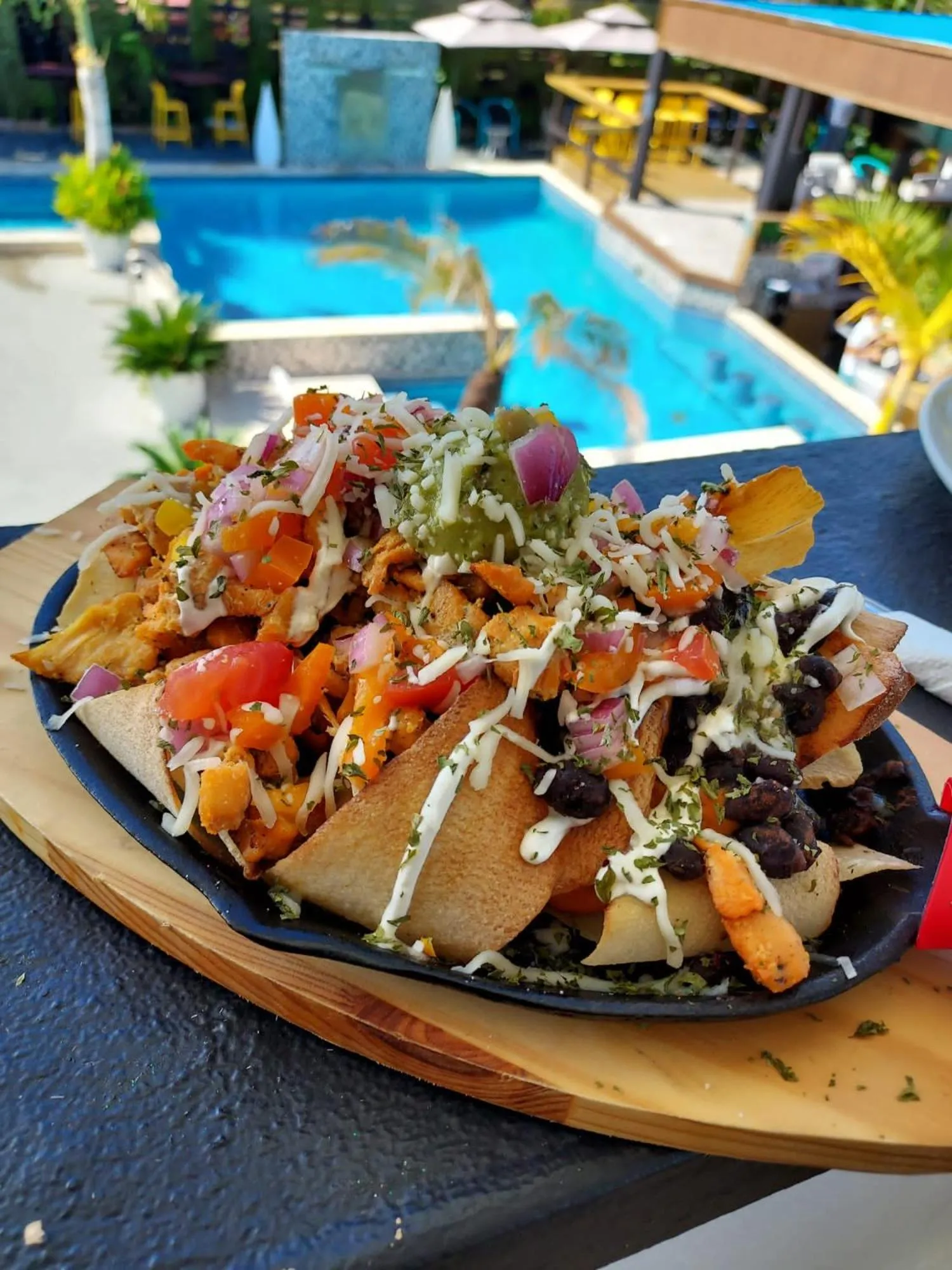 Food and drinks in Aqua Marina Beach Club