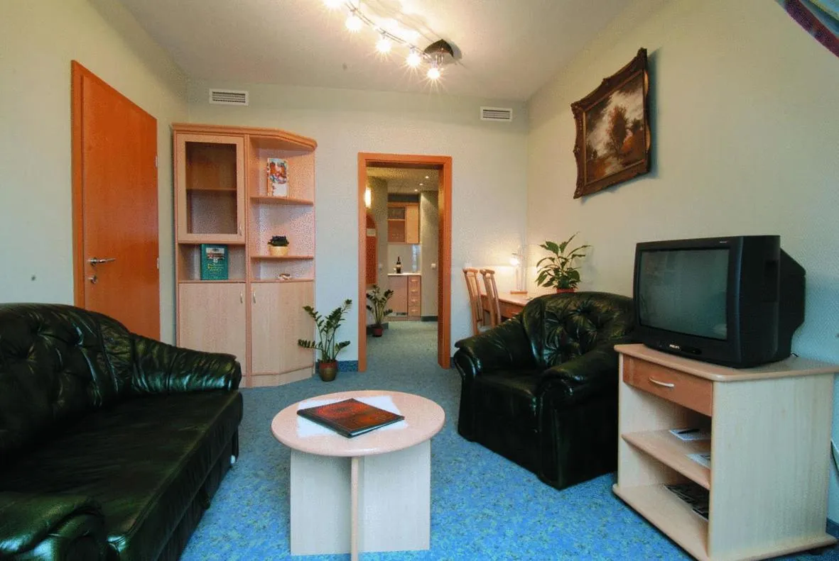 Living room in Hozam Wellness és Apartman