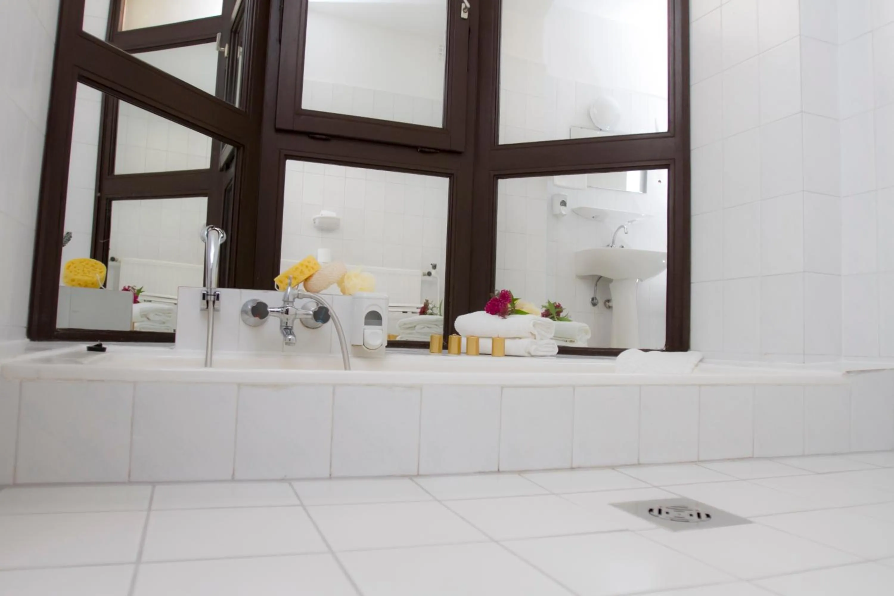 Bathroom in Hotel Molnár