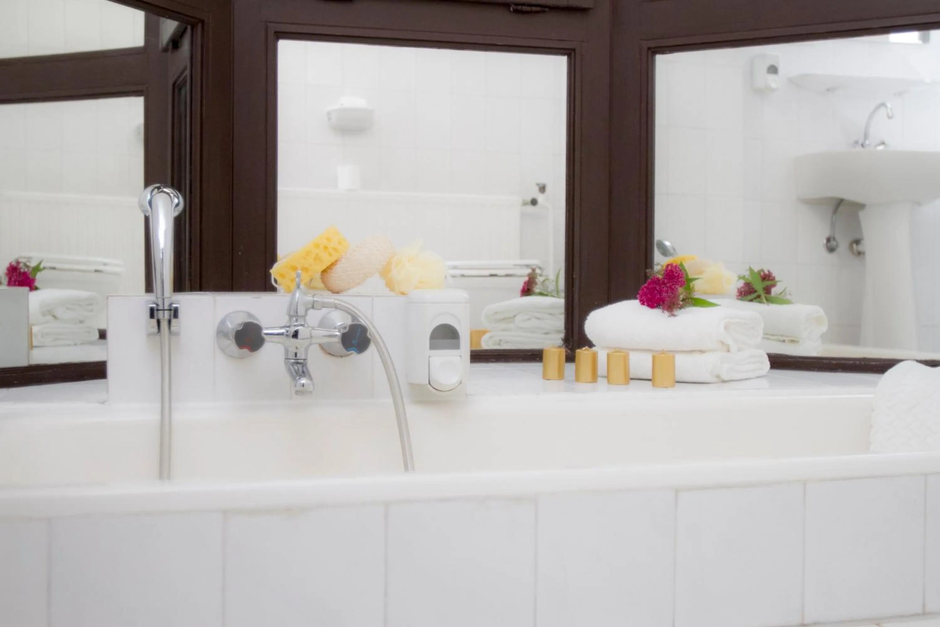Bathroom in Hotel Molnár