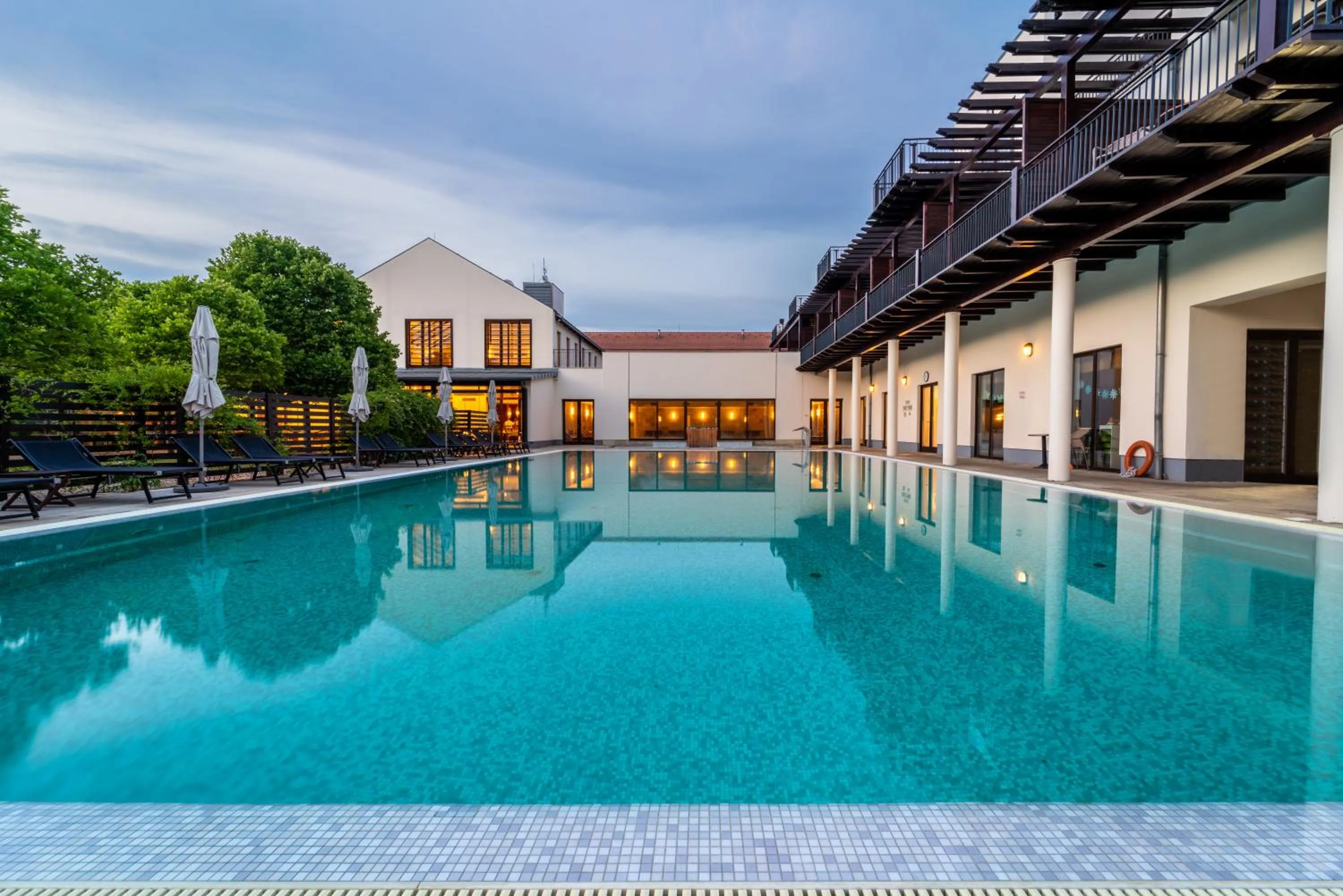 Property building in Tisza Balneum Hotel