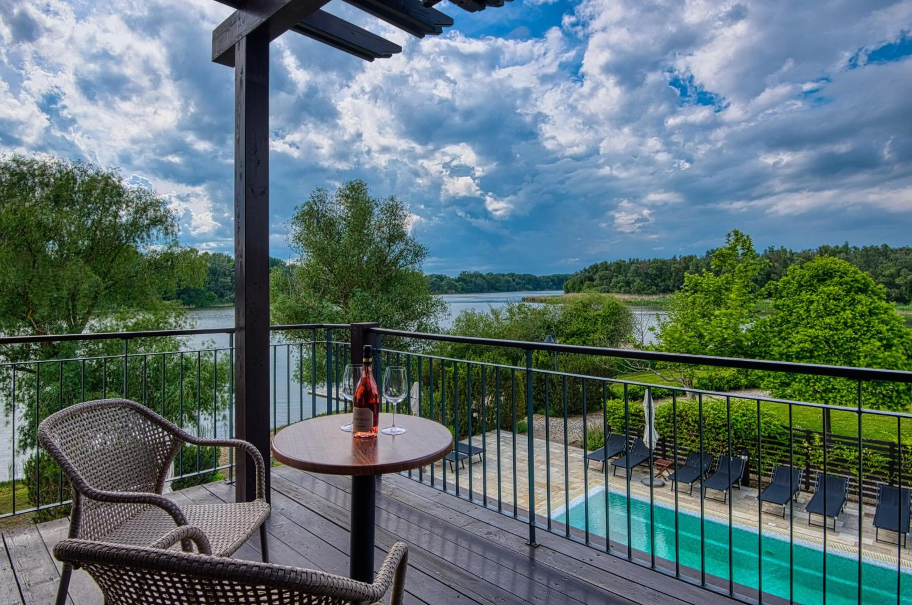 Balcony/Terrace in Tisza Balneum Hotel