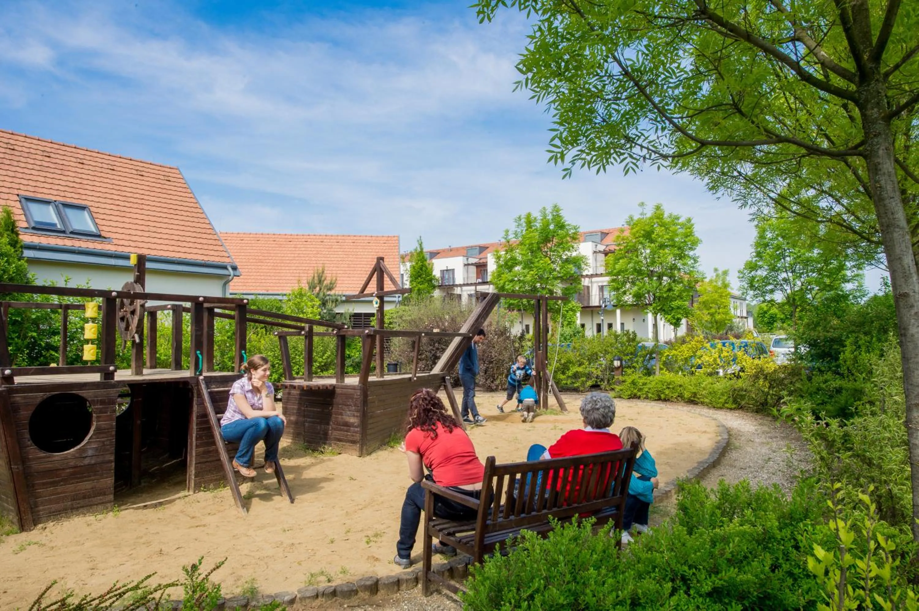 Children play ground in Tisza Balneum Hotel