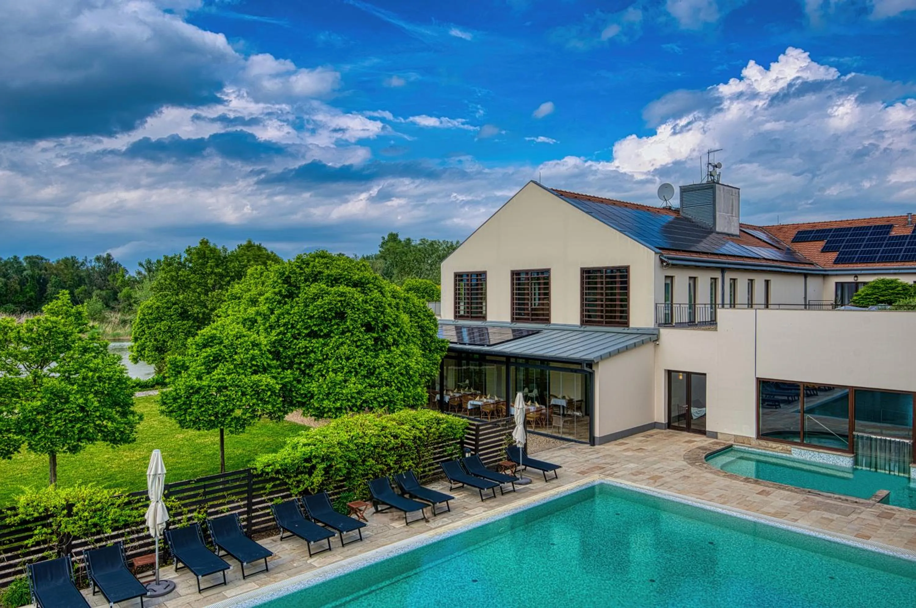 Property building in Tisza Balneum Hotel