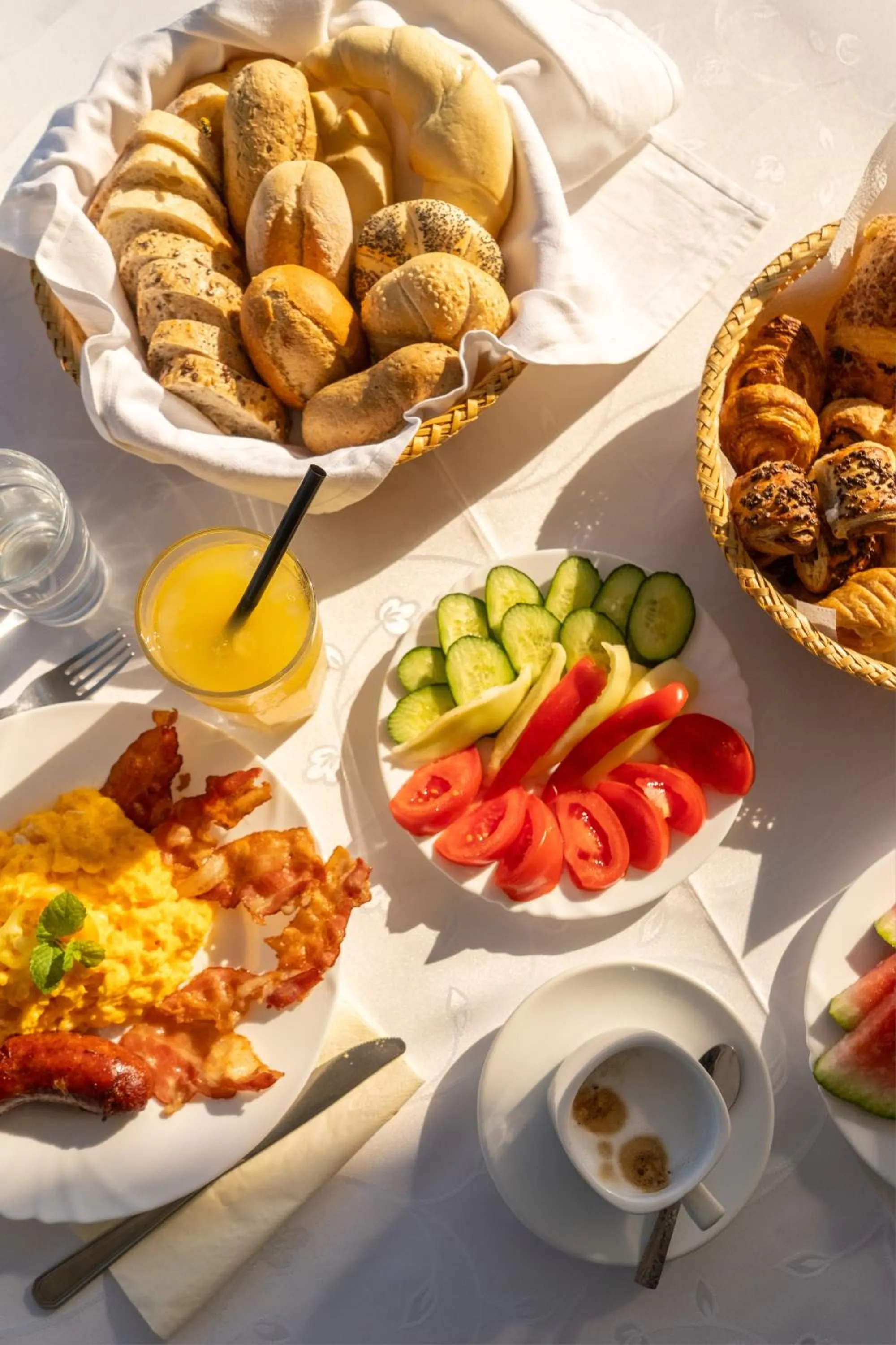 Breakfast in Aquamarina Hotel Visegrád